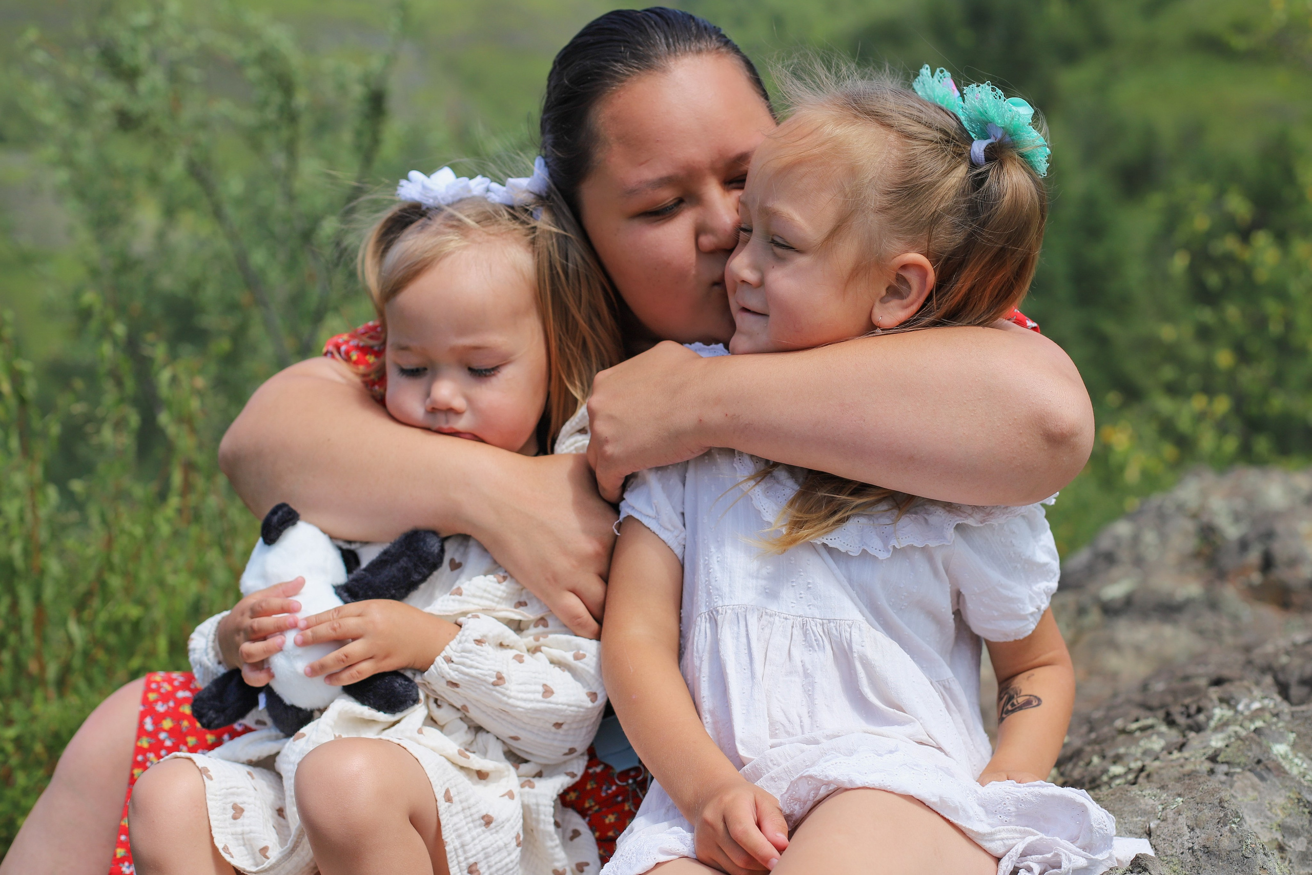 Антонида с дочками