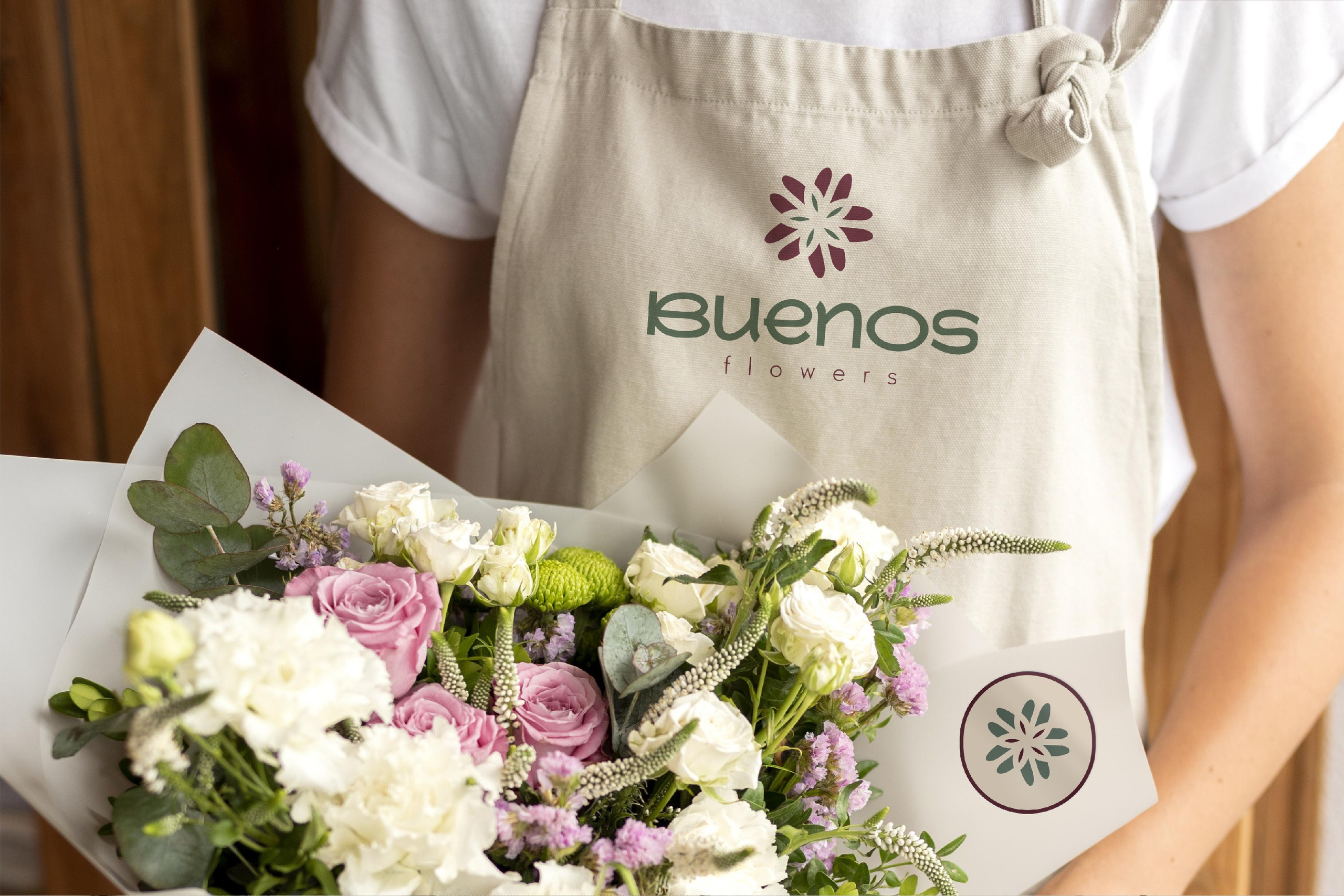BUENOS FLOWERS | Доставка цветов. ANNSOUL — графический и brand — дизайнер
