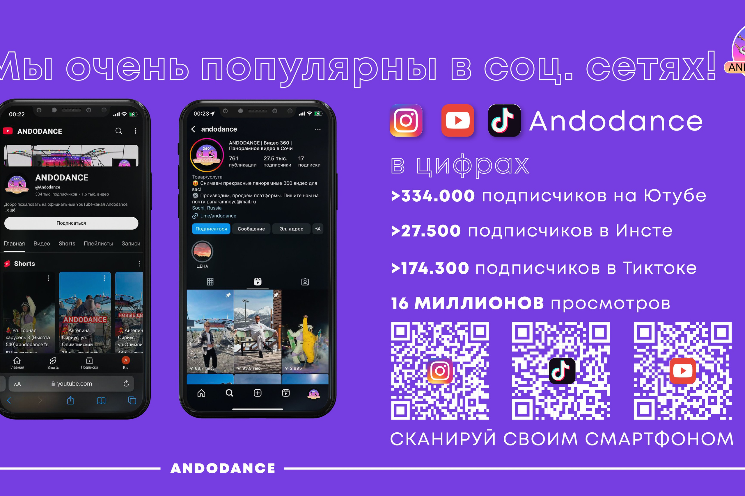 ANDODANCE | Описание установки видео 360. ANNSOUL — графический и brand — дизайнер