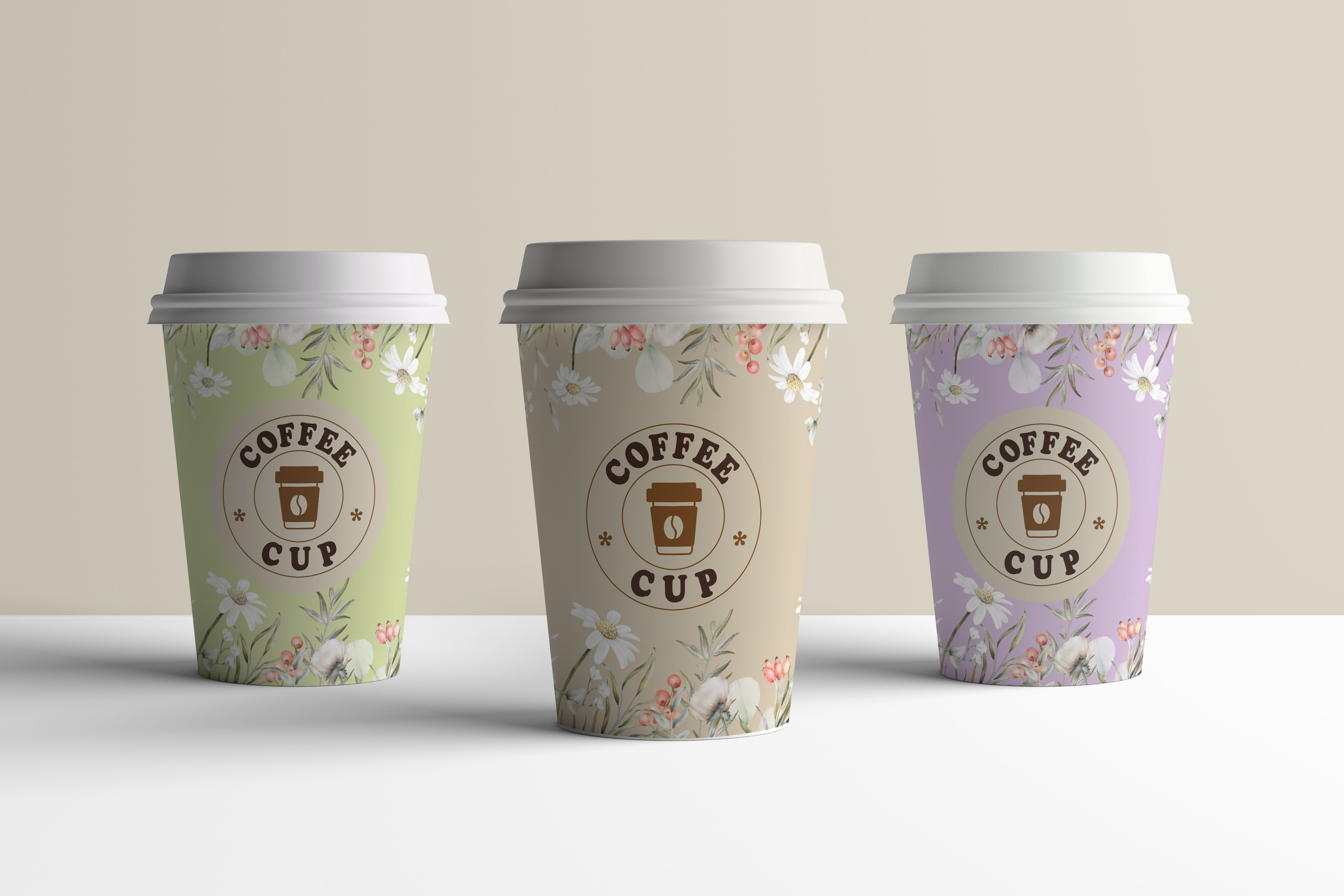 Стаканчики для кофе | COFFEE CUP. ANNSOUL — графический и brand — дизайнер