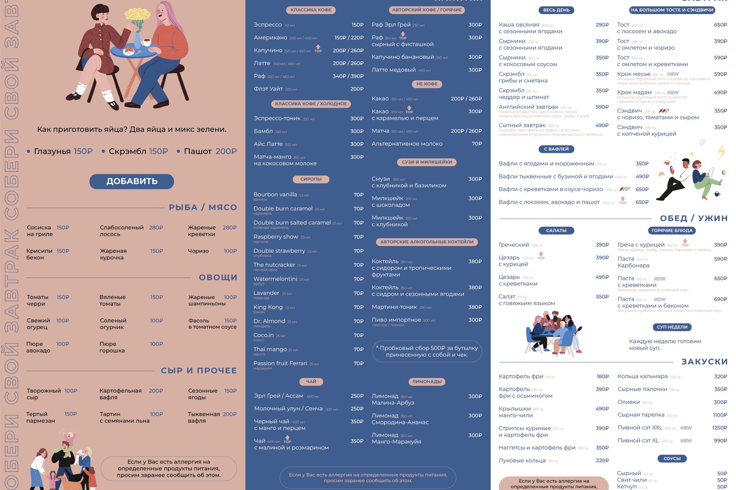 13 ДРУЗЕЙ | Кафе в городе Москва. ANNSOUL — графический и brand — дизайнер