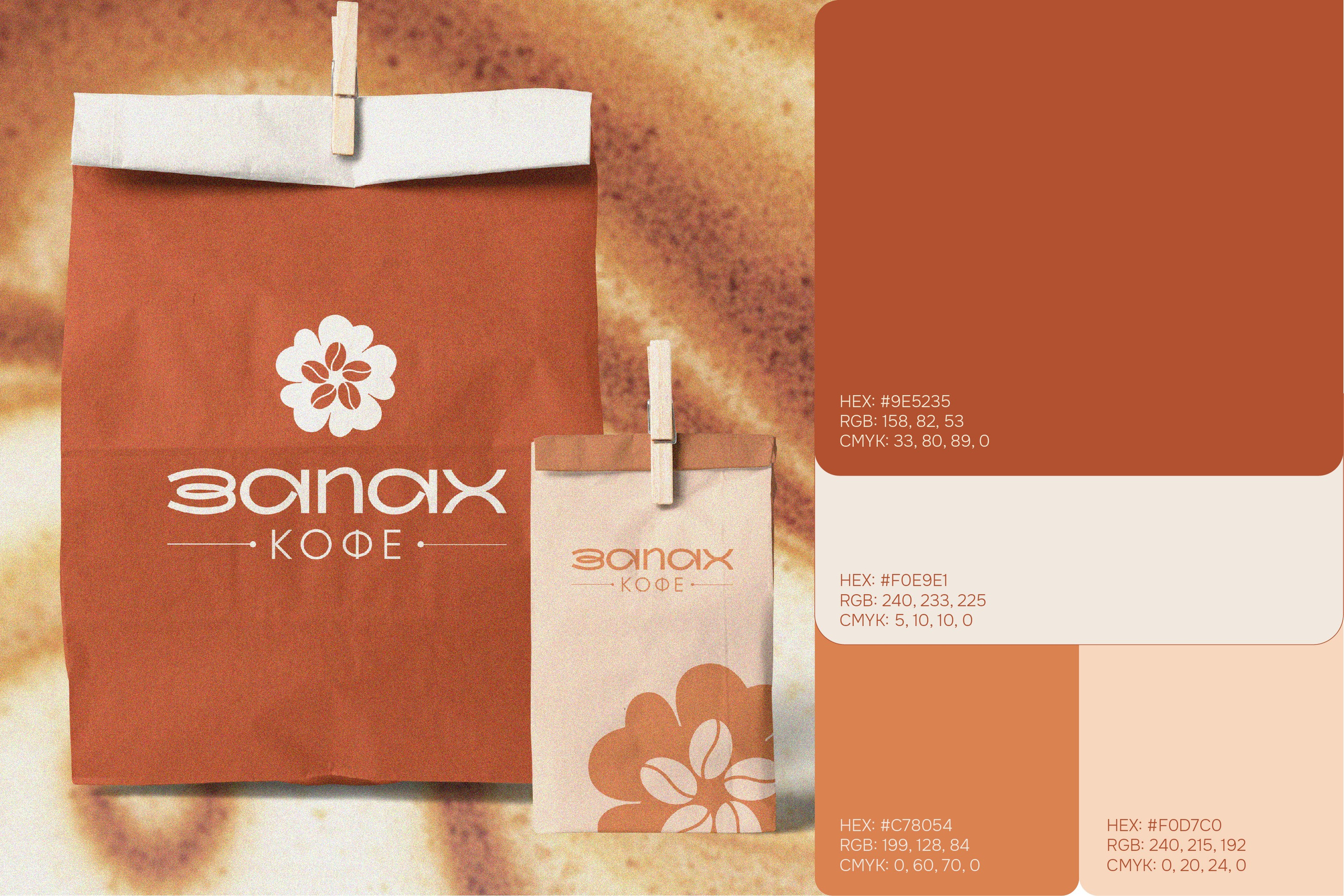 ЗАПАХ КОФЕ | Уютная кофейня. ANNSOUL — графический и brand — дизайнер