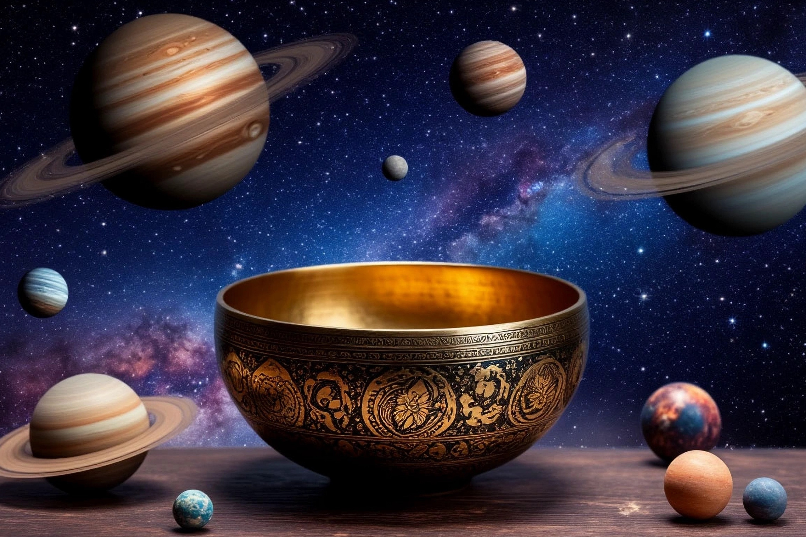 Meditative improvisation with singing bowls — for meditation, trance, and relaxation