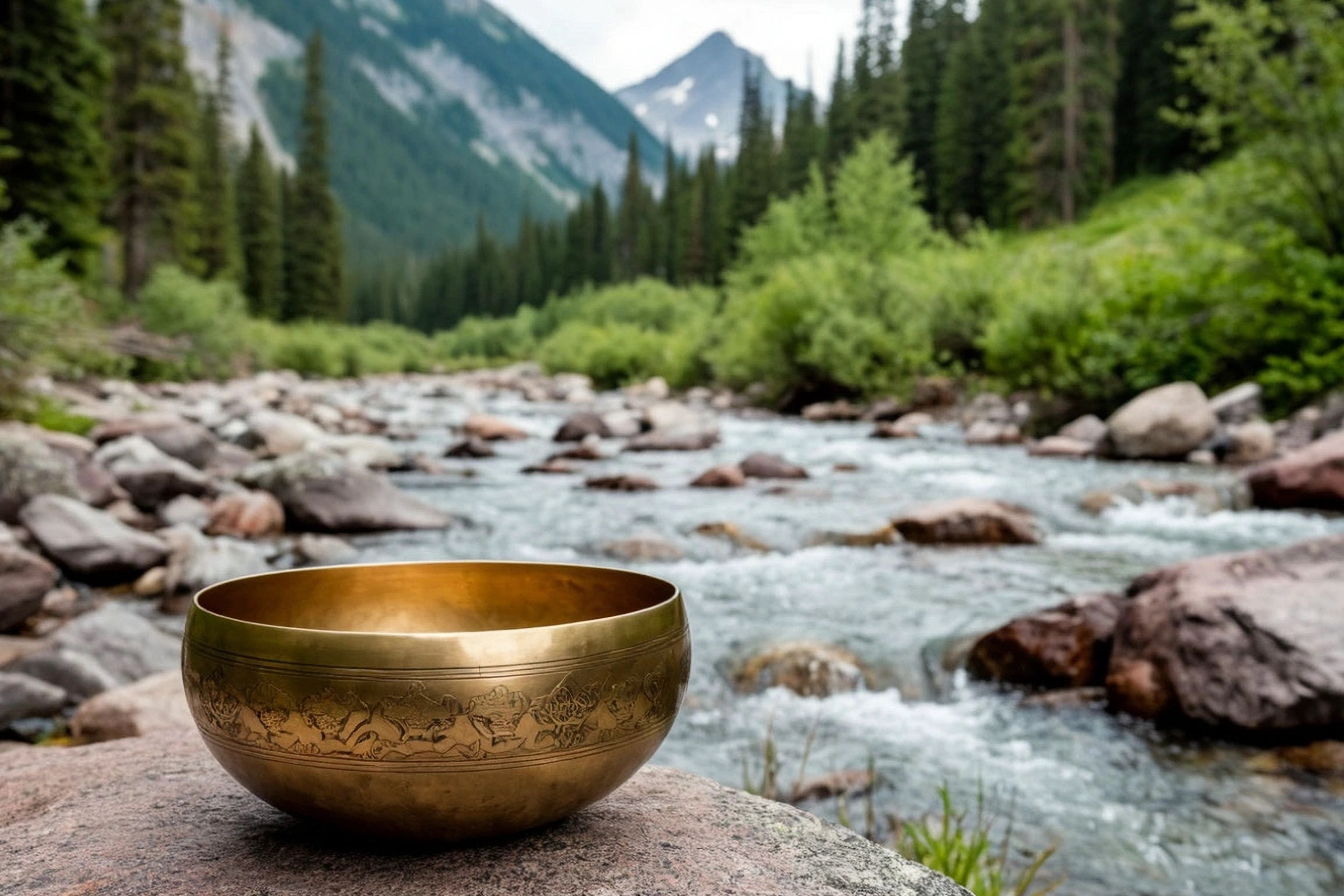 Meditative improvisation with singing bowls — for meditation, trance, and relaxation