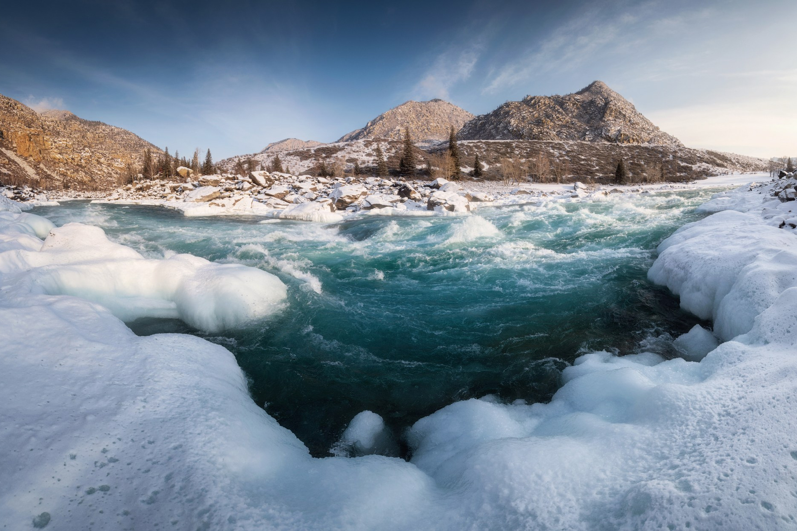 Республика Алтай: зима