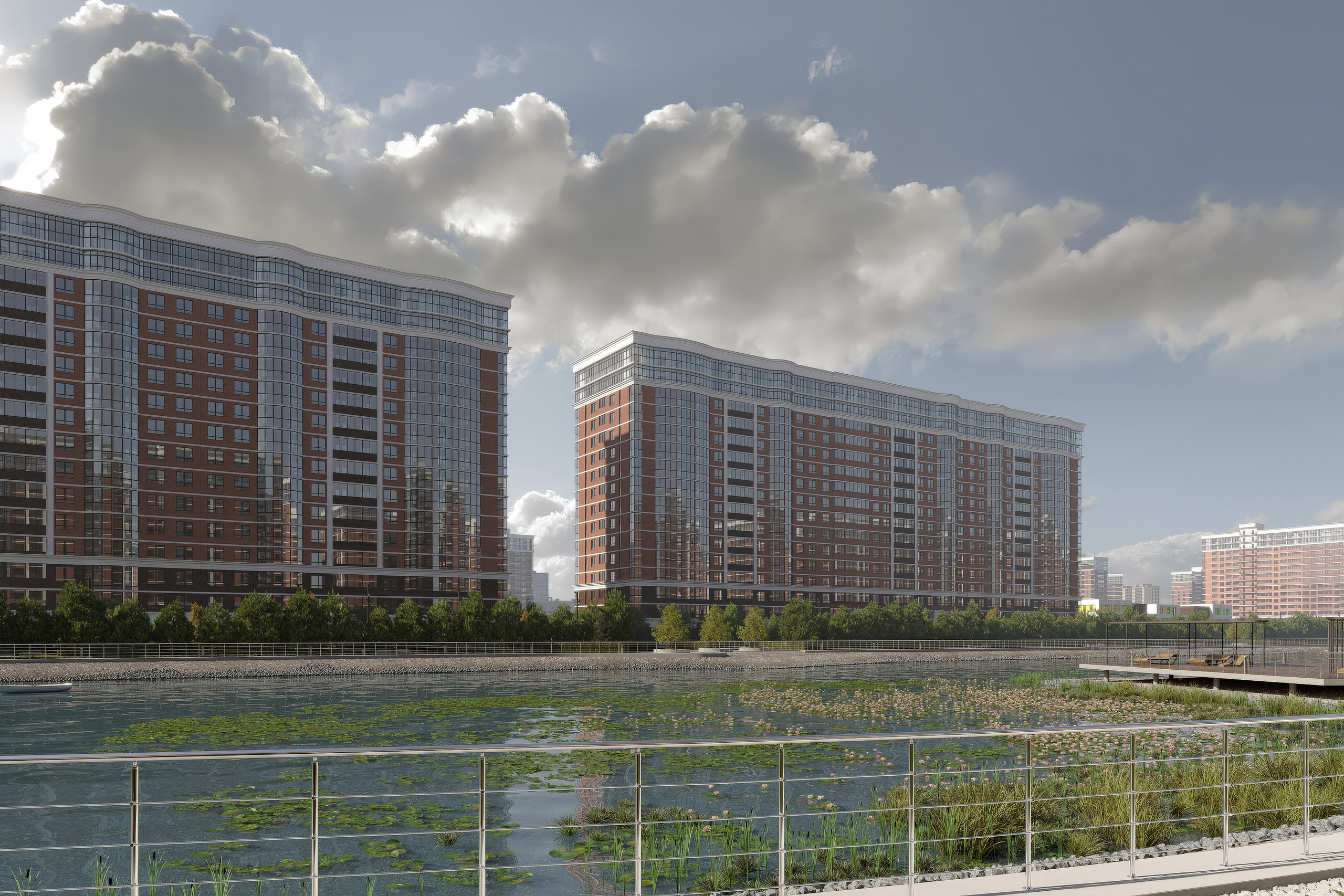 Живописный парк в Краснодаре — Архитектурная визуализация. 3Д Визуализация Интерьера и Архитектуры