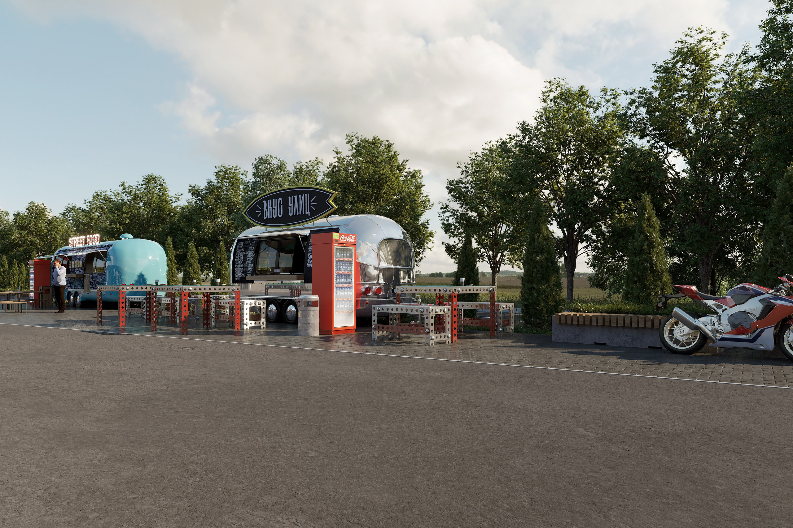 Industrial Warehouses and Logistics Complex. 3D INTERIOR AND ARCHITECTURE VISUALIZATION