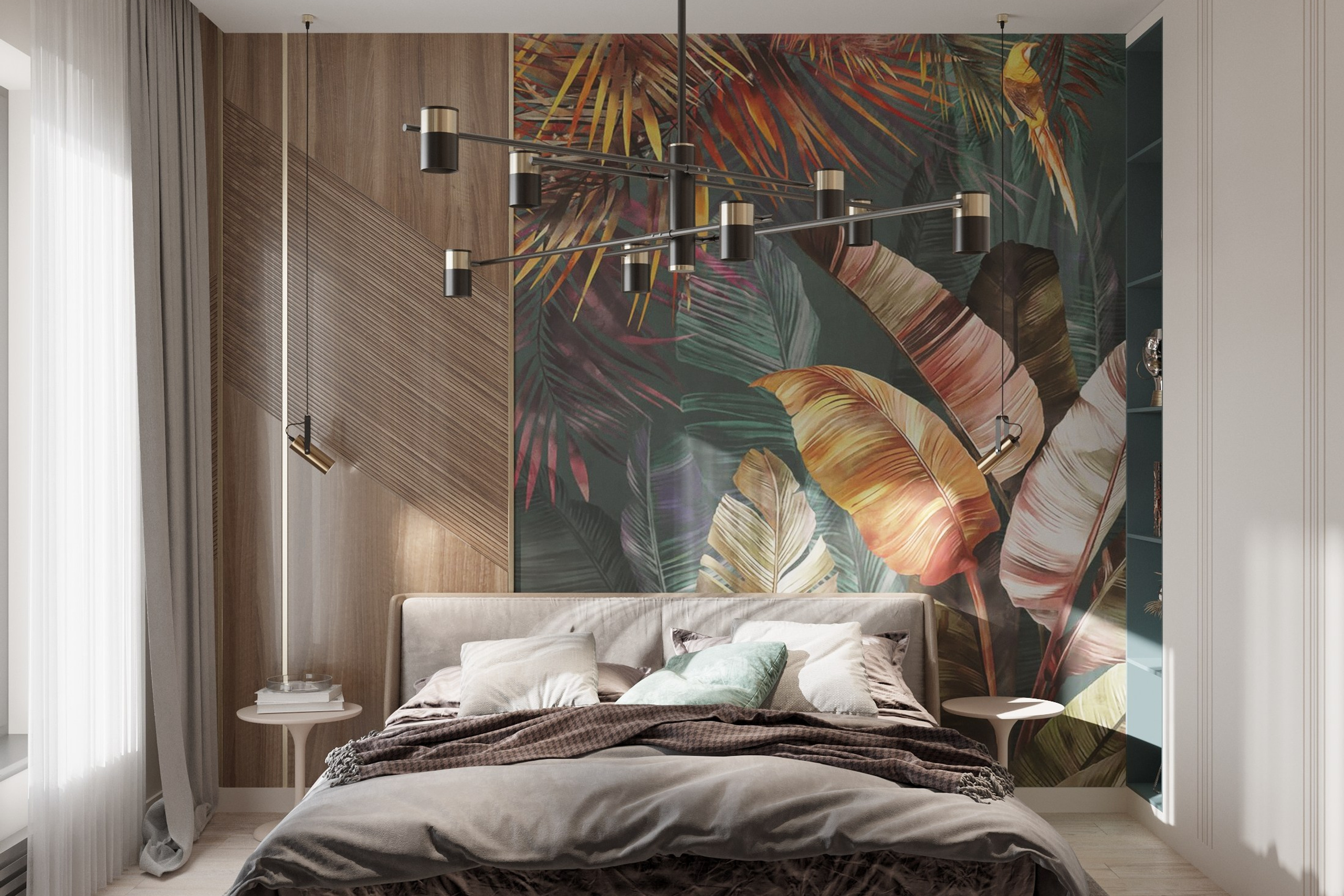 Главный ракурс мастер-спальни.