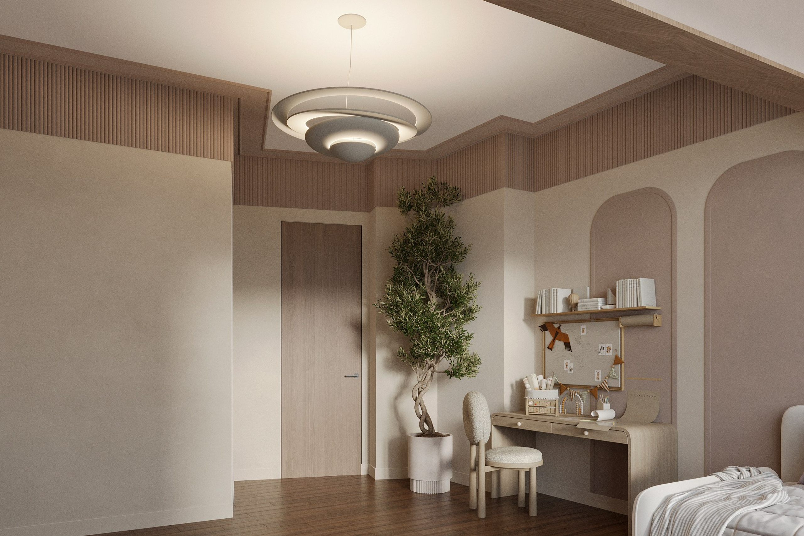 Kids Room Interior — 3D Visualization with Custom Design. 3D INTERIOR AND ARCHITECTURE VISUALIZATION