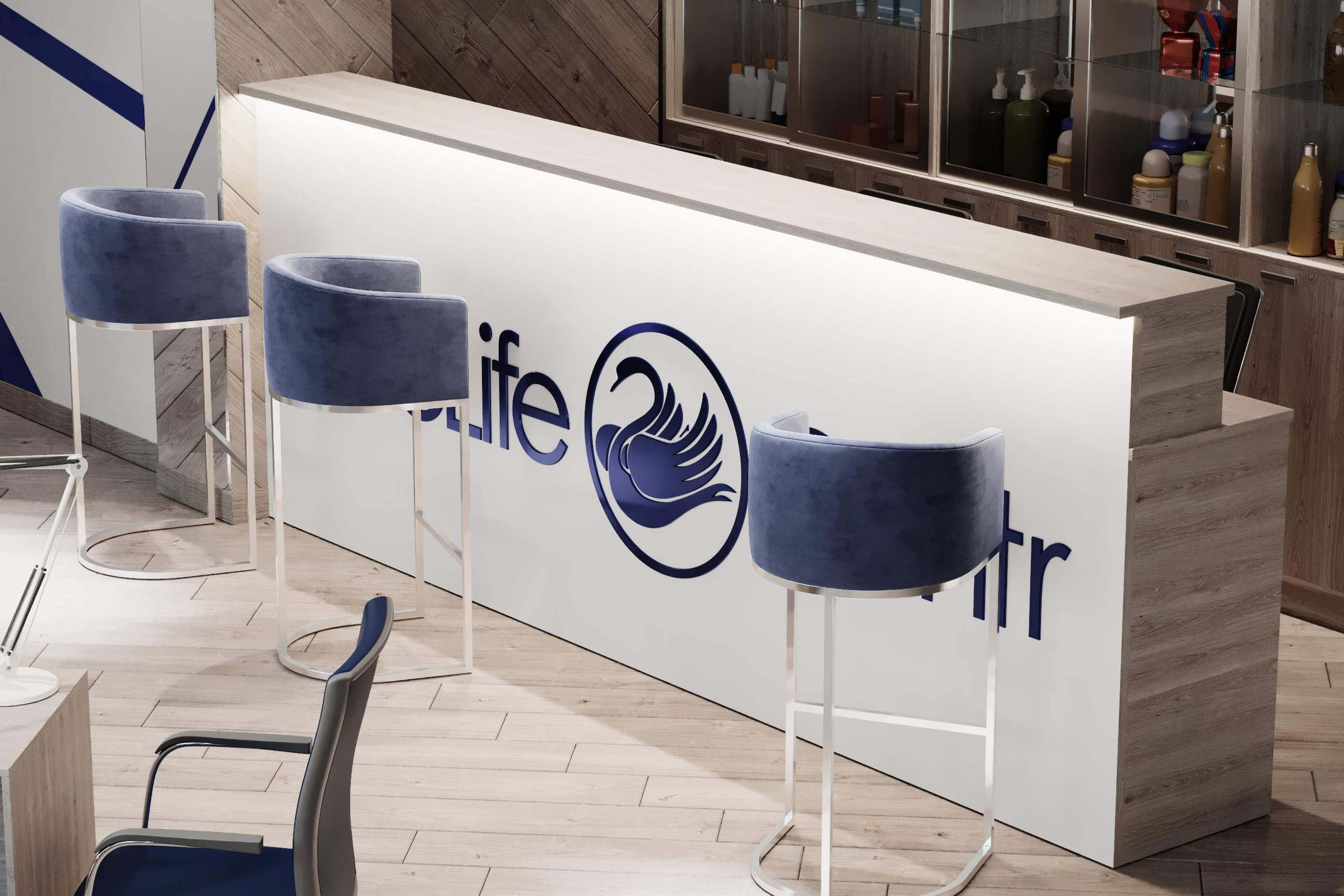 Современный офис в Краснодаре — дизайн и визуализация. 3Д Визуализация Интерьера и Архитектуры