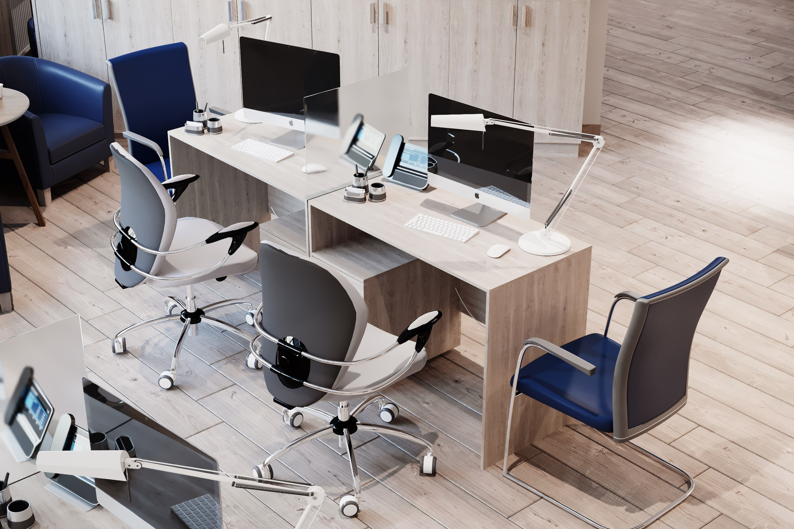 Современный офис в Краснодаре — дизайн и визуализация. 3Д Визуализация Интерьера и Архитектуры