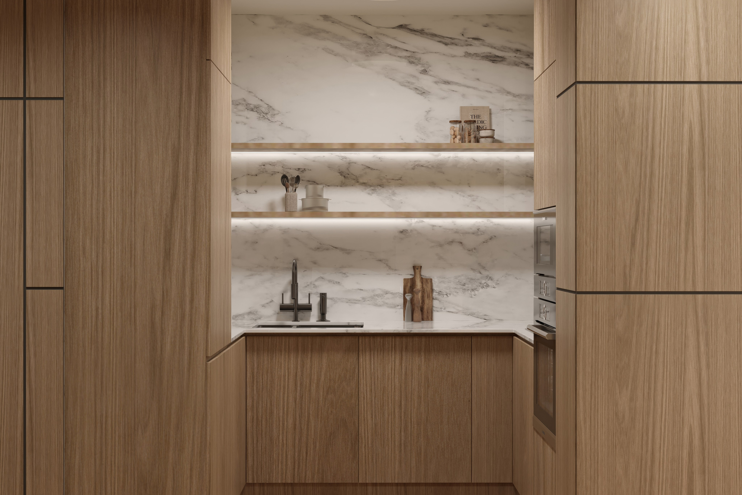 3Д визуализация и дизайн премиальной квартиры. Город Сочи.