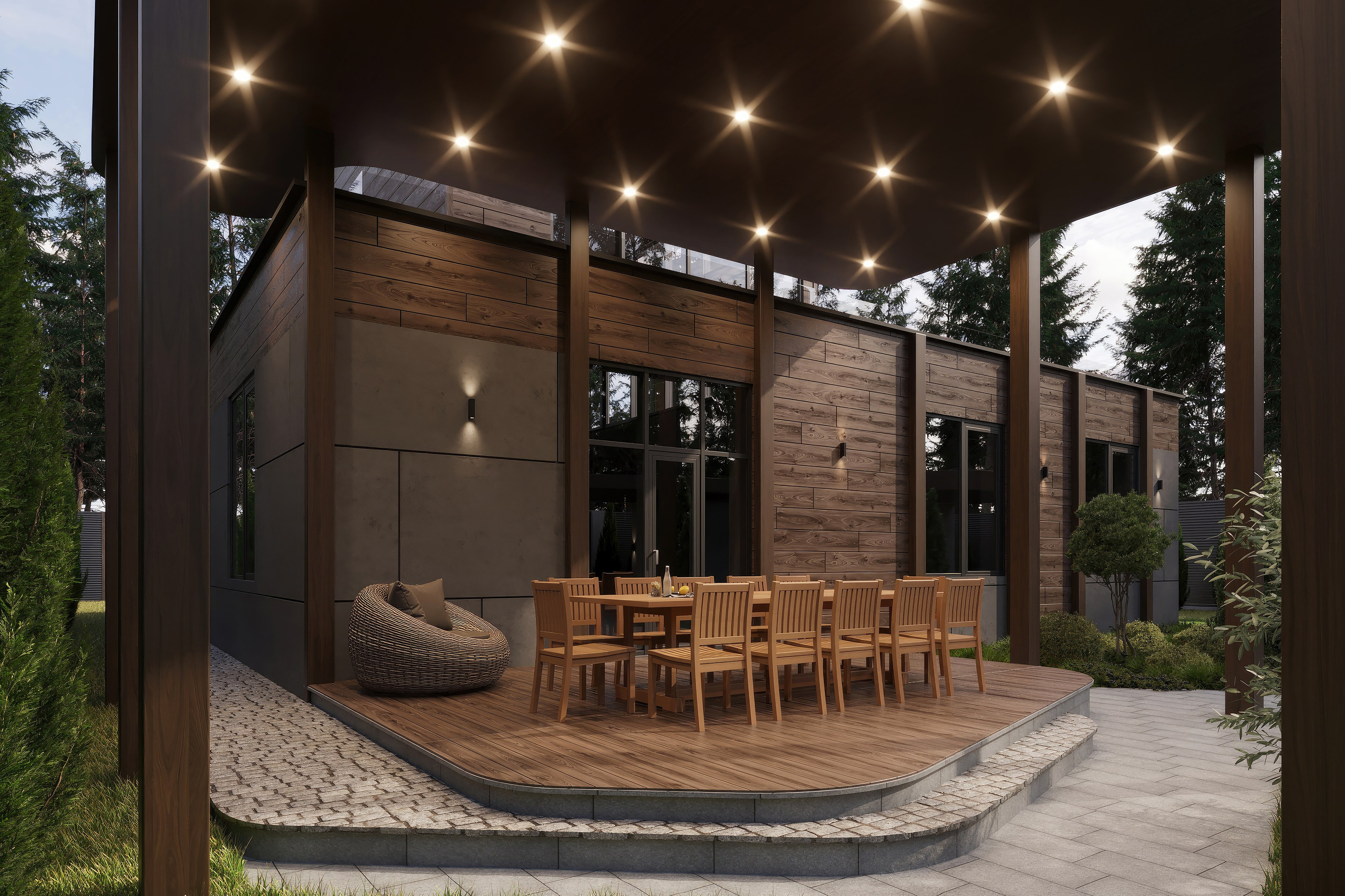 Дизайн частного дома и благоустройства — проект с 3D-визуализацией. 3Д Визуализация Интерьера и Архитектуры