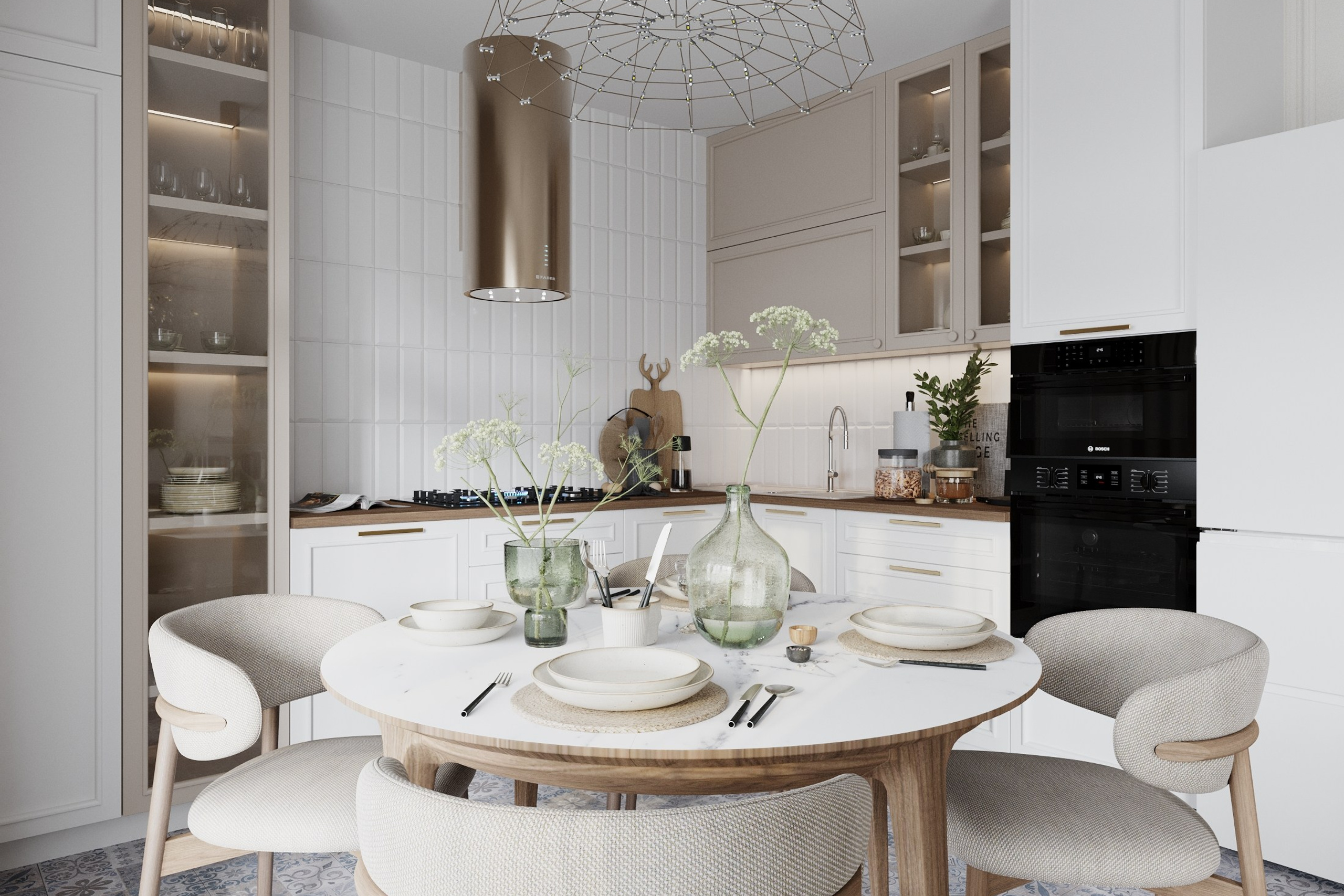 Интерьер дома в скандинавском стиле — 3D-визуализация. 3Д Визуализация Интерьера и Архитектуры