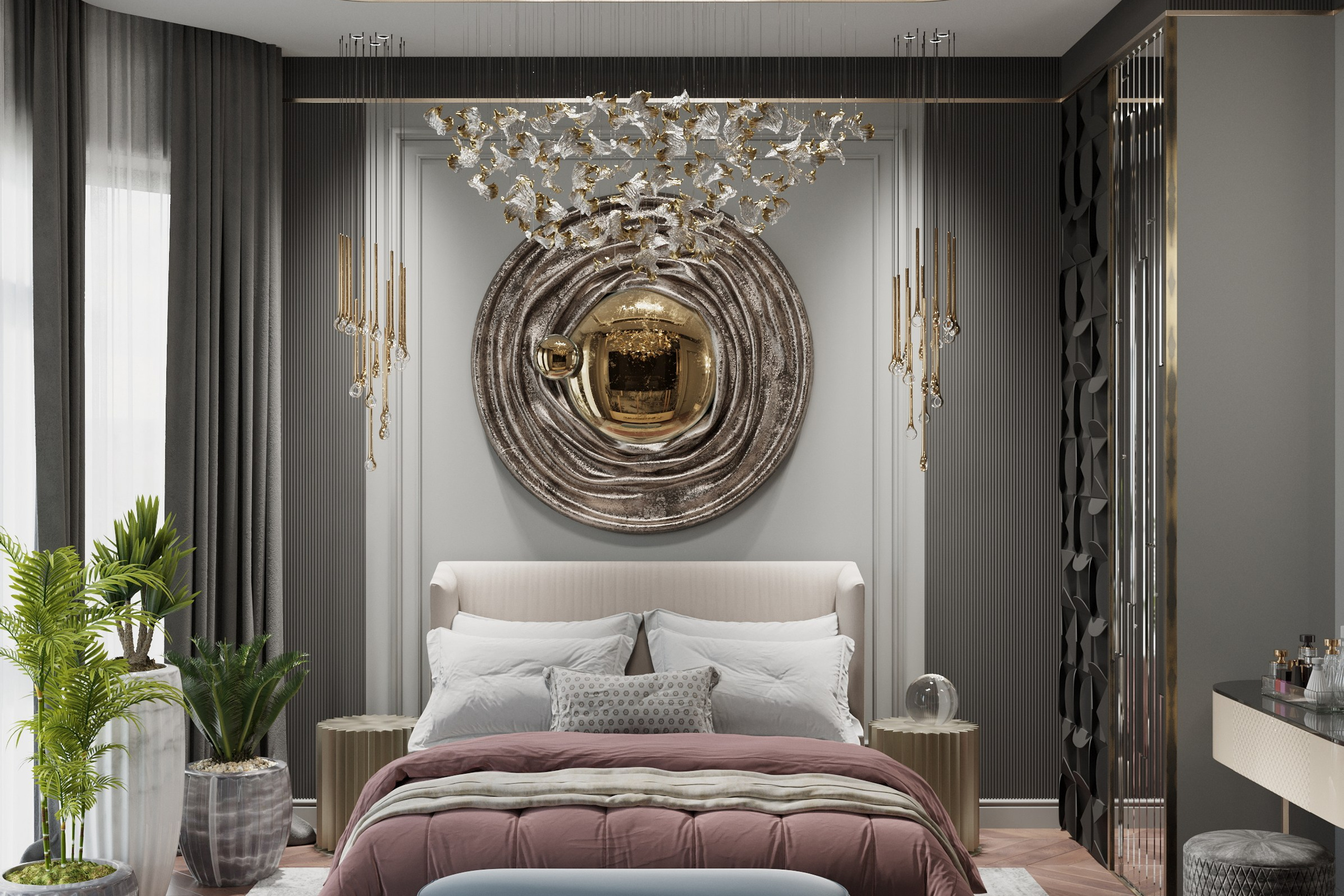 Luxury Mansion in Novotitorovskaya — 3D Visualization. 3D INTERIOR AND ARCHITECTURE VISUALIZATION