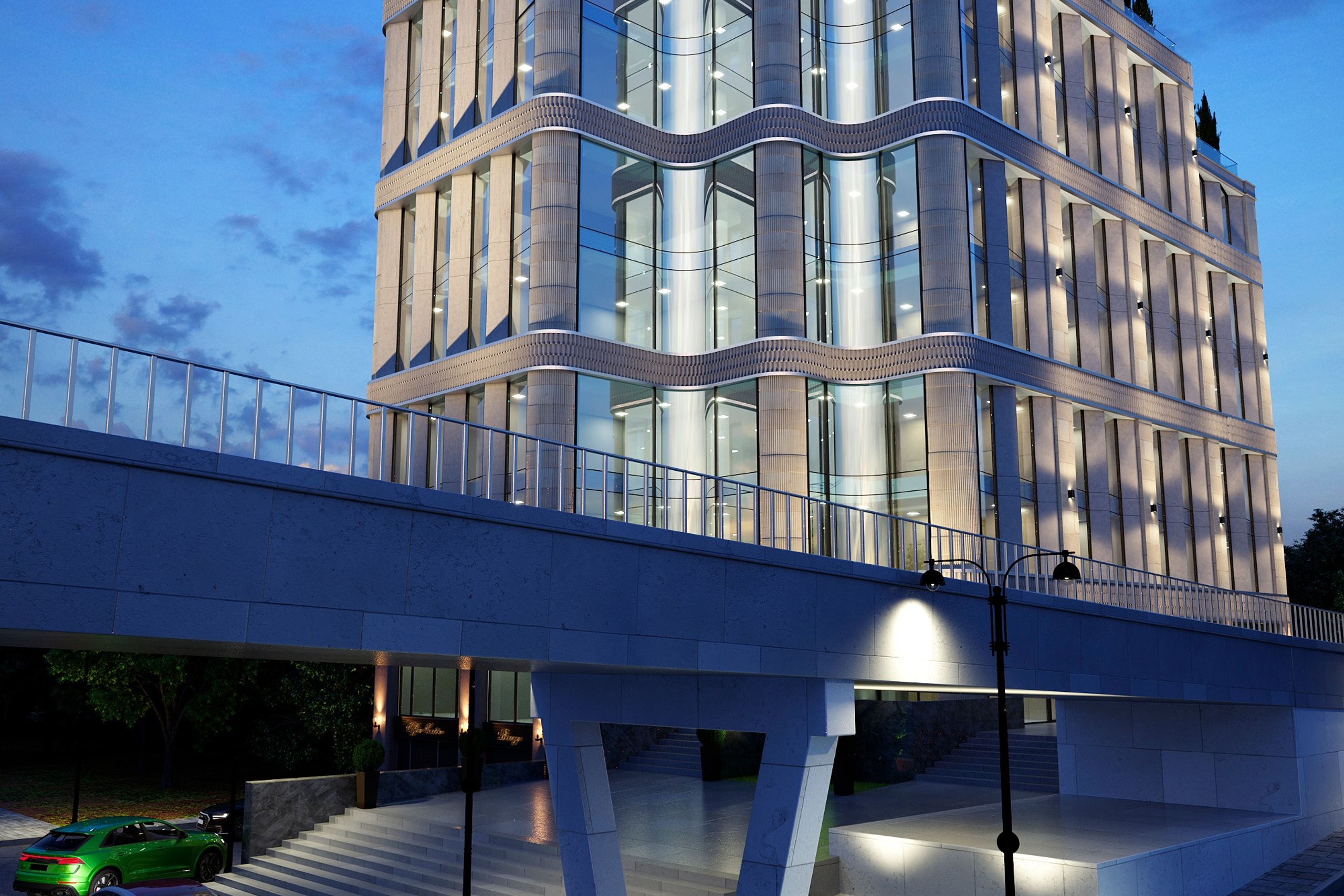 Офисный центр — Архвиз от BAXX.PRO. 3Д Визуализация Интерьера и Архитектуры