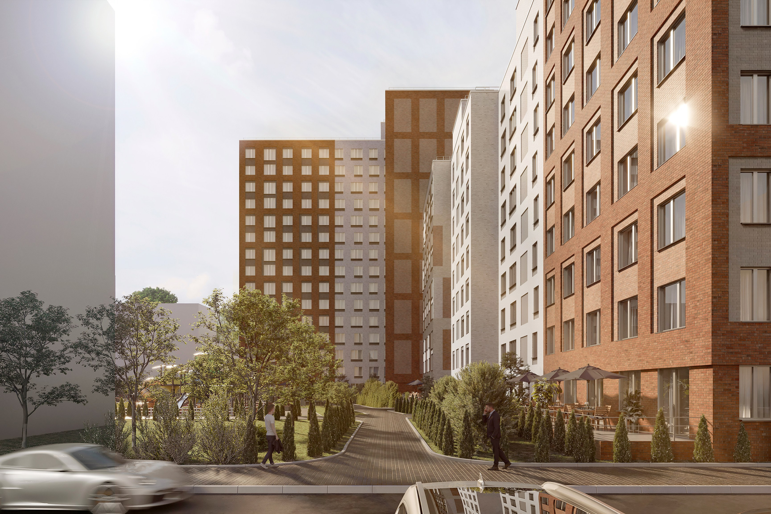 3D Visualization of Residential Complex in Tula. 3D INTERIOR AND ARCHITECTURE VISUALIZATION