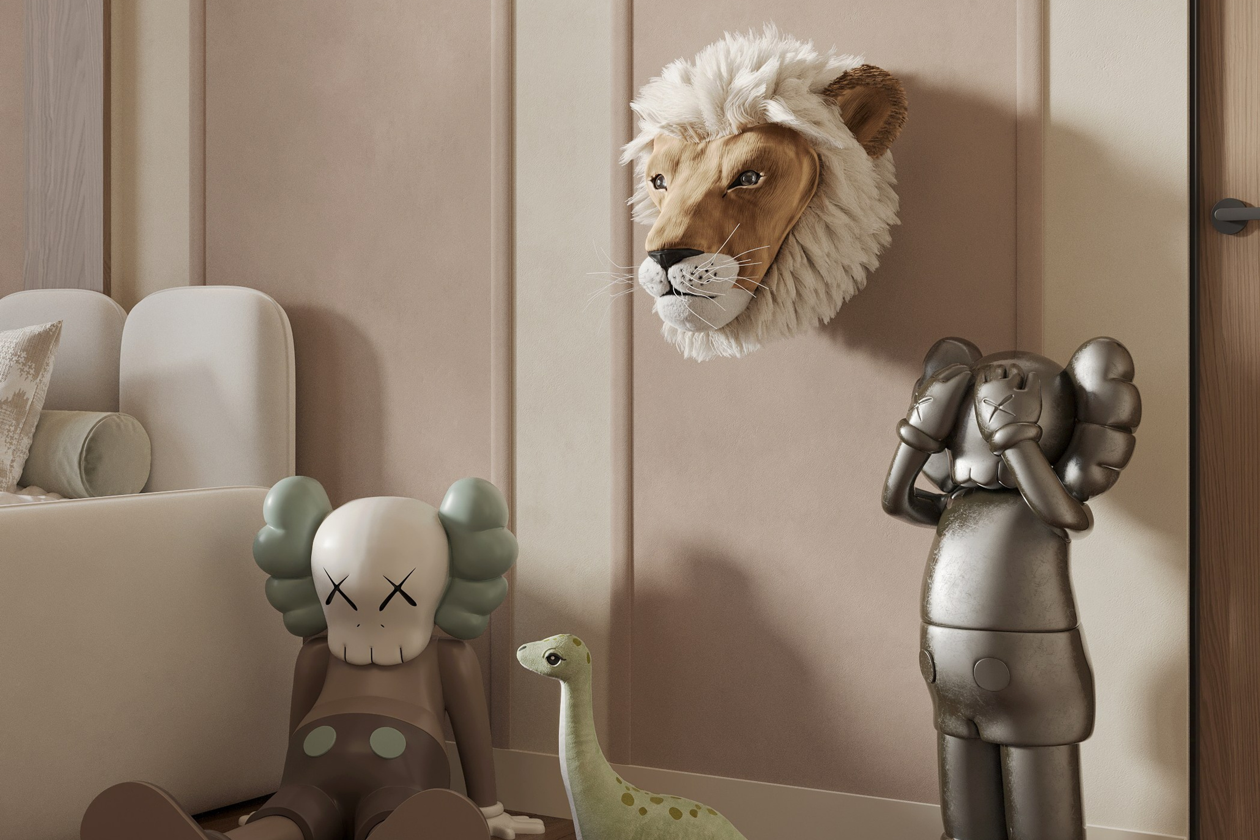 Kids Room Interior — 3D Visualization with Custom Design. 3D INTERIOR AND ARCHITECTURE VISUALIZATION