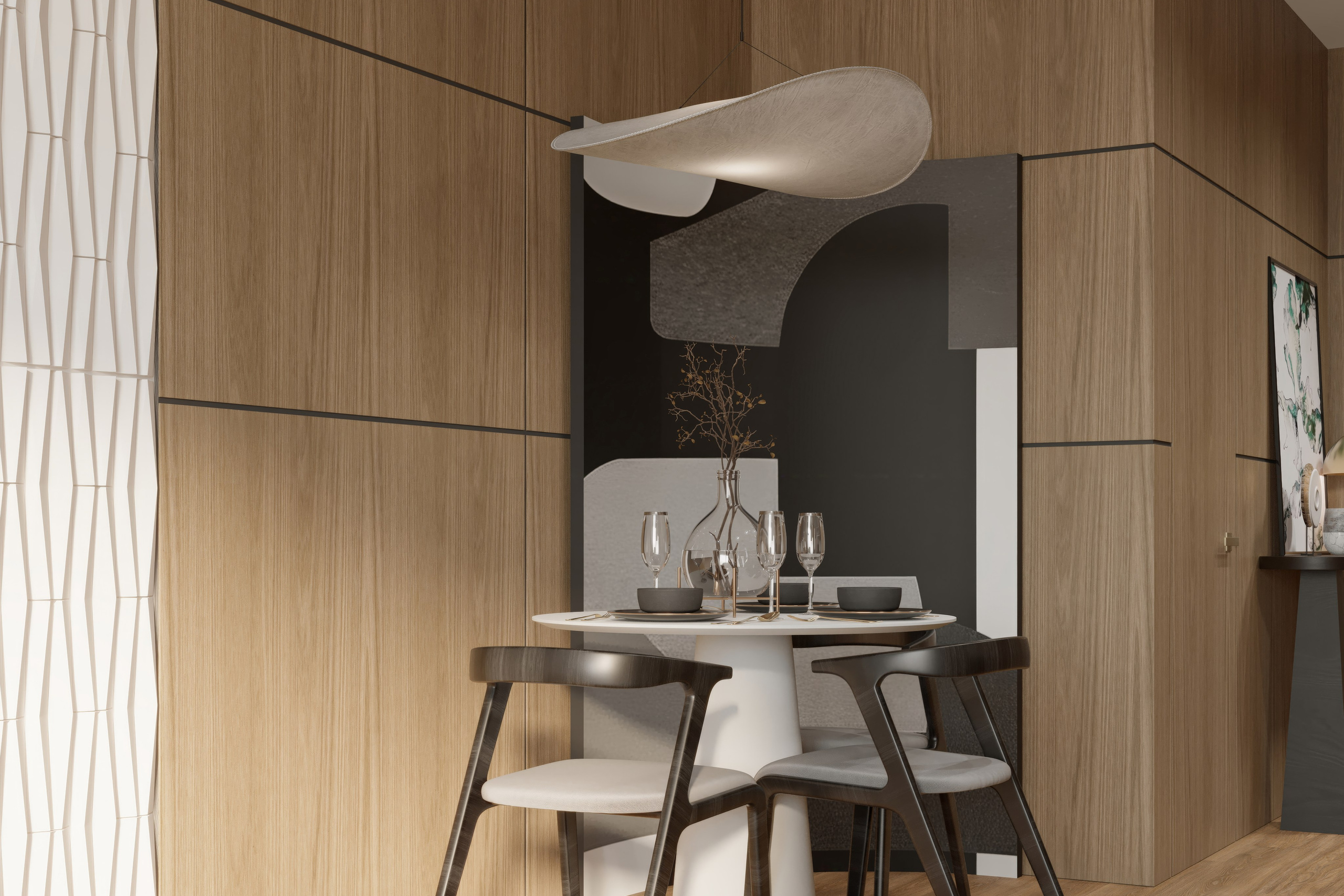 3Д визуализация и дизайн премиальной квартиры. Город Сочи.