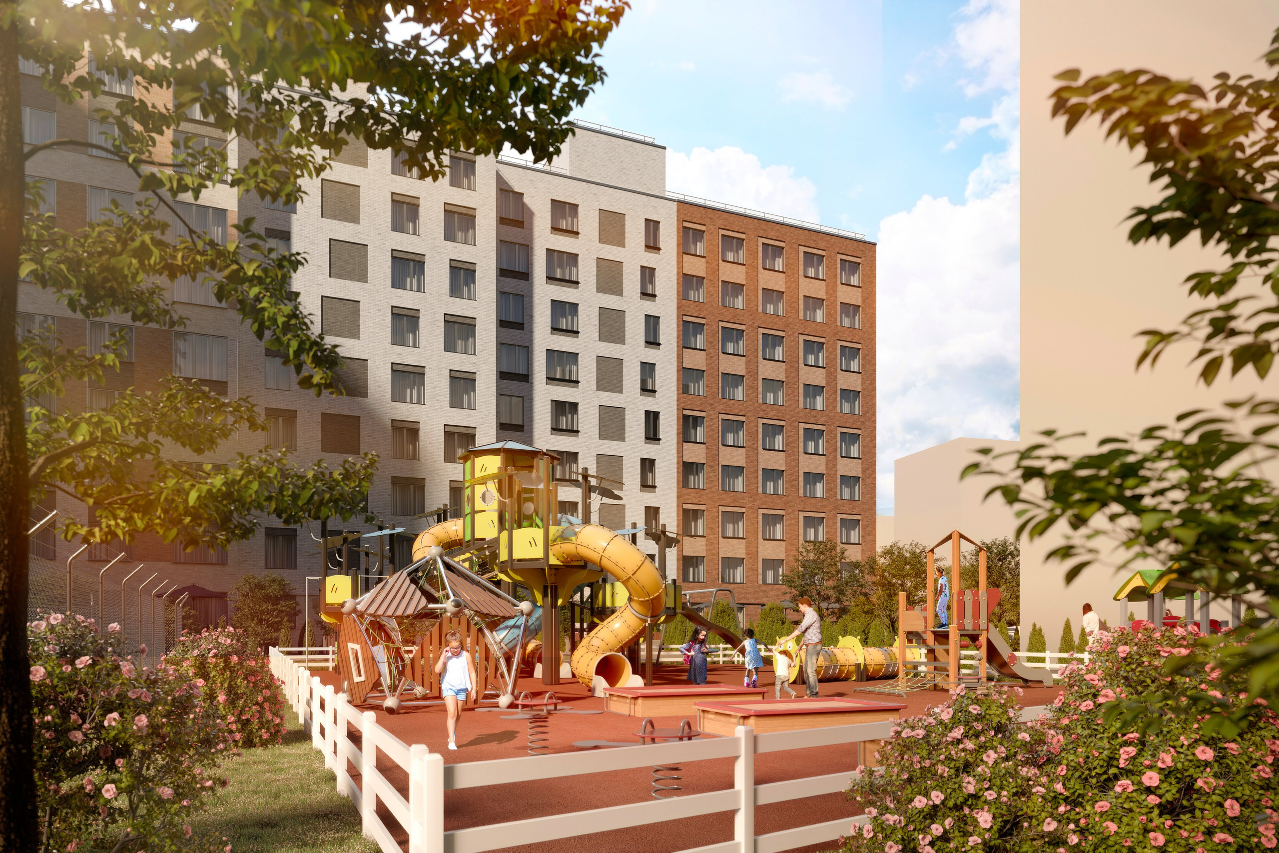 3D Visualization of Residential Complex in Tula. 3D INTERIOR AND ARCHITECTURE VISUALIZATION