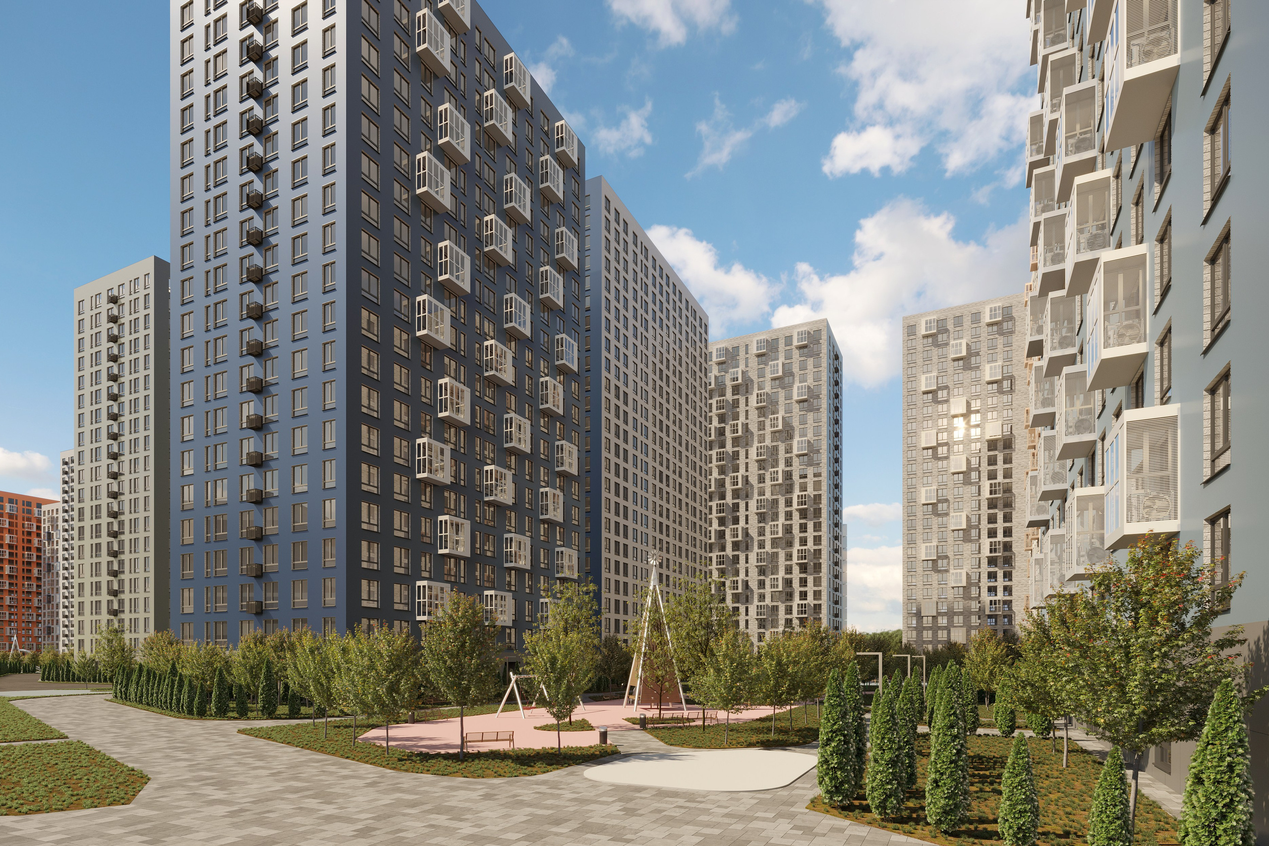 3D-визуализация жилого комплекса в Калуге. 3Д Визуализация Интерьера и Архитектуры