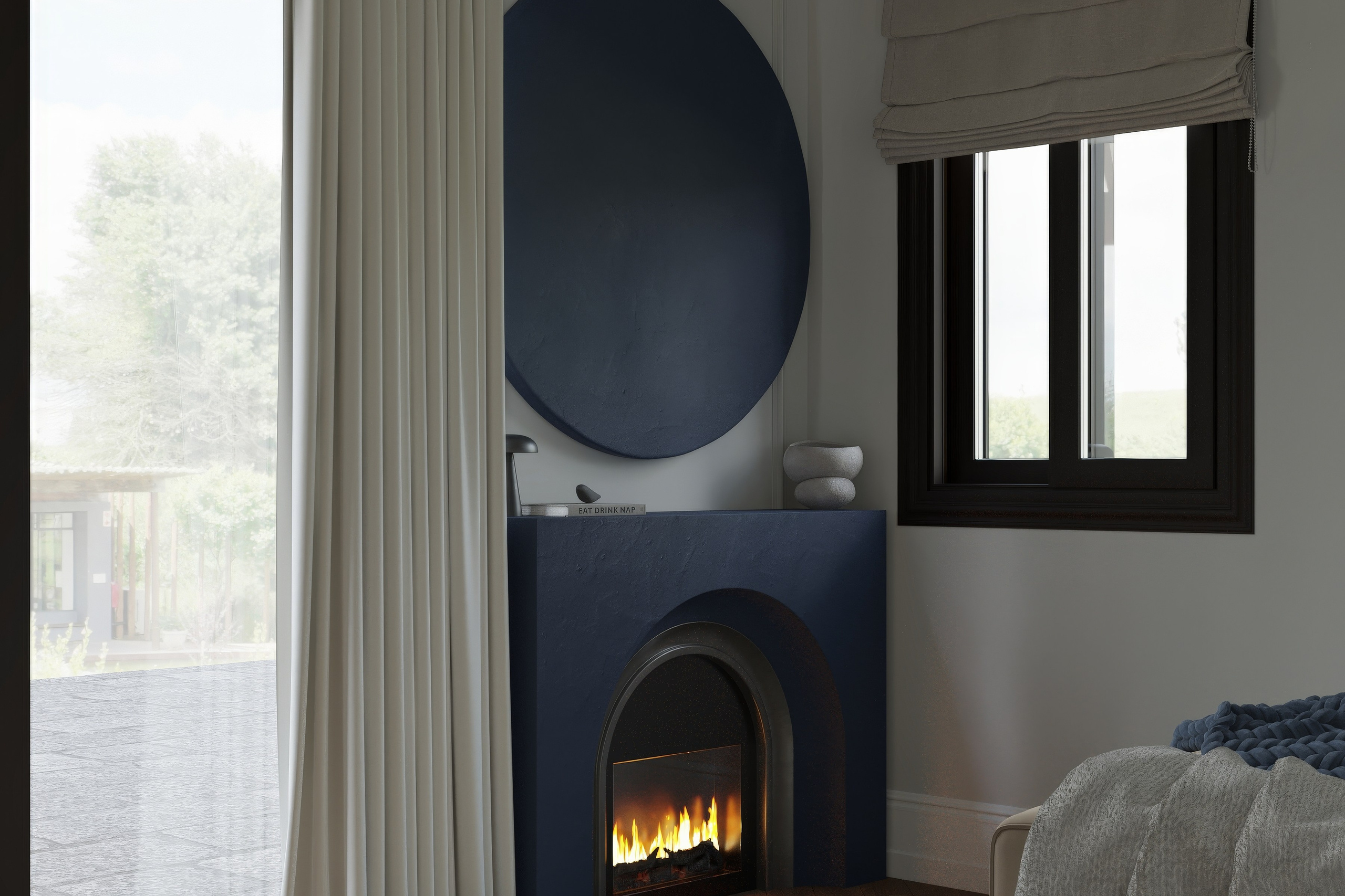 Интерьер кипр, дизайн частного дома, визуализация интерьера, 3D визуализация, уютный интерьер, современная классика, тёплая палитра. 3Д Визуализация Интерьера и Архитектуры