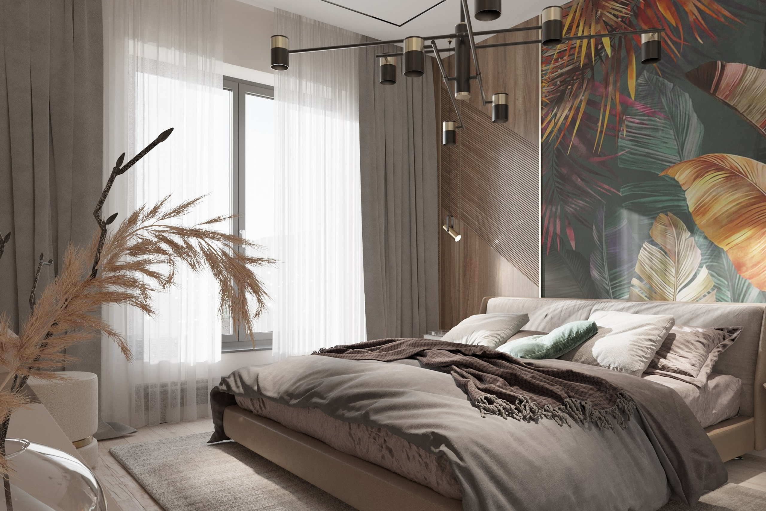 Дополнительный ракурс мастер-спальни.