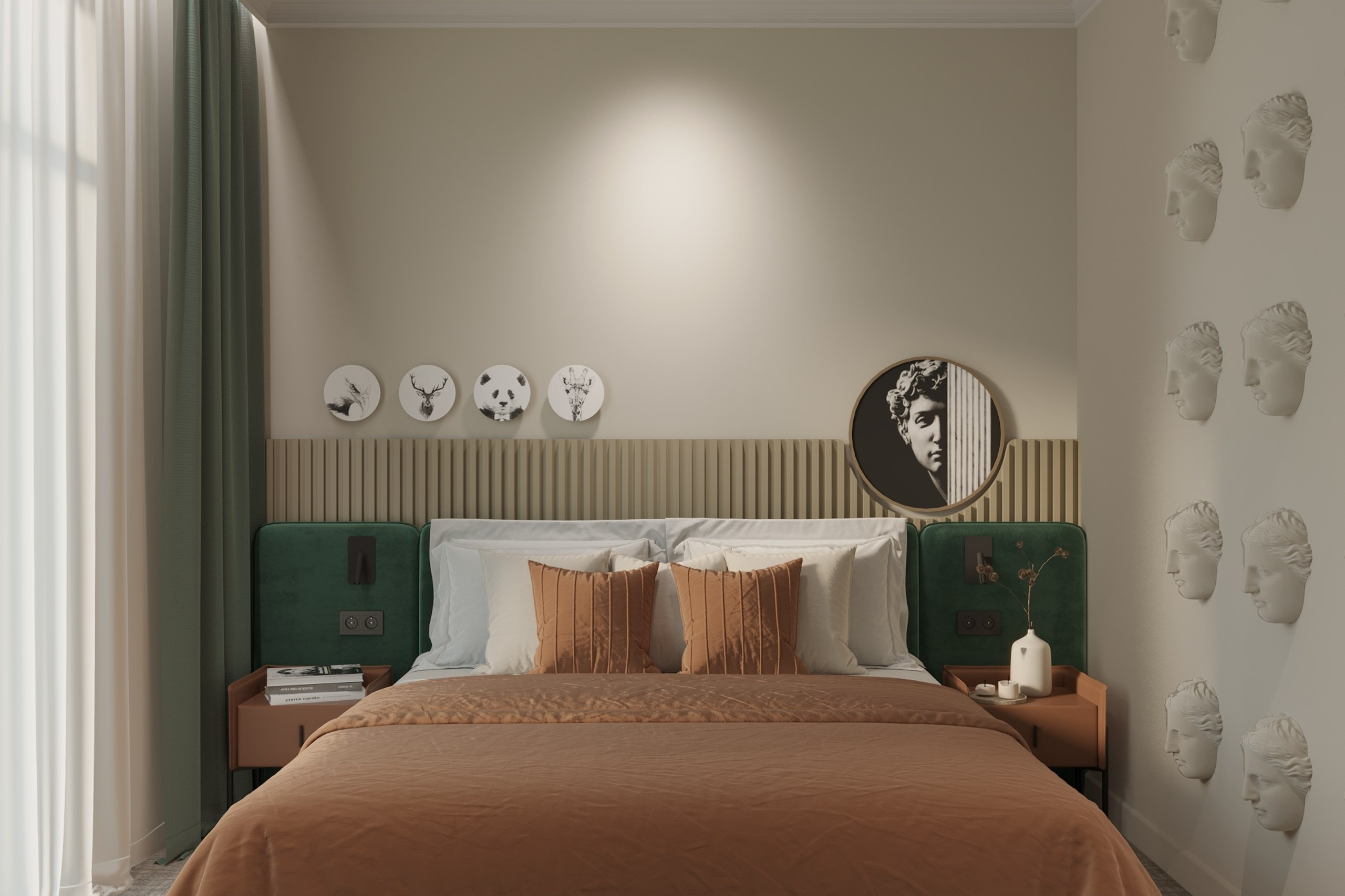 Hotel Room 3D Visualization — Comfort and Elegance. 3D INTERIOR AND ARCHITECTURE VISUALIZATION