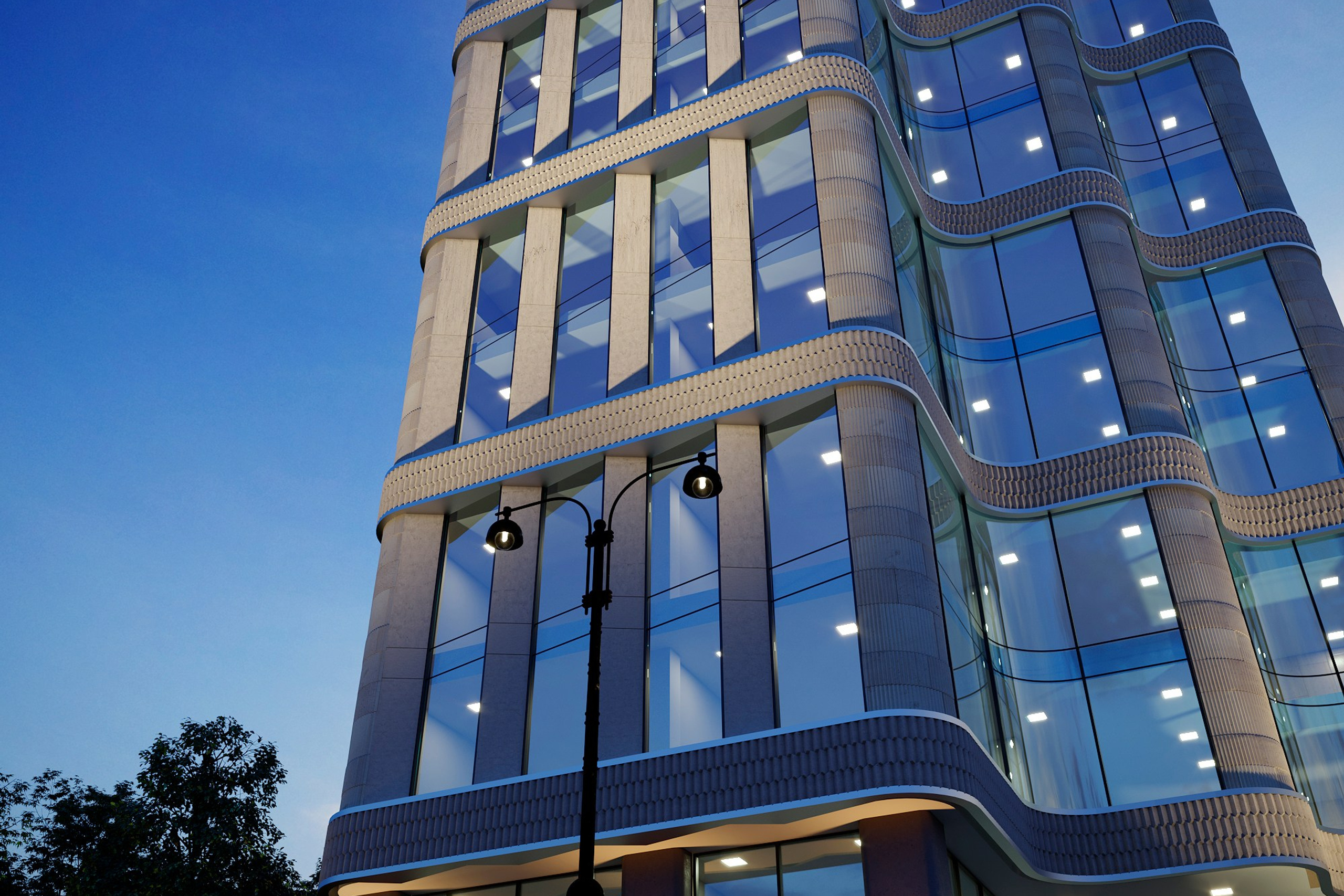 Офисный центр — Архвиз от BAXX.PRO. 3Д Визуализация Интерьера и Архитектуры