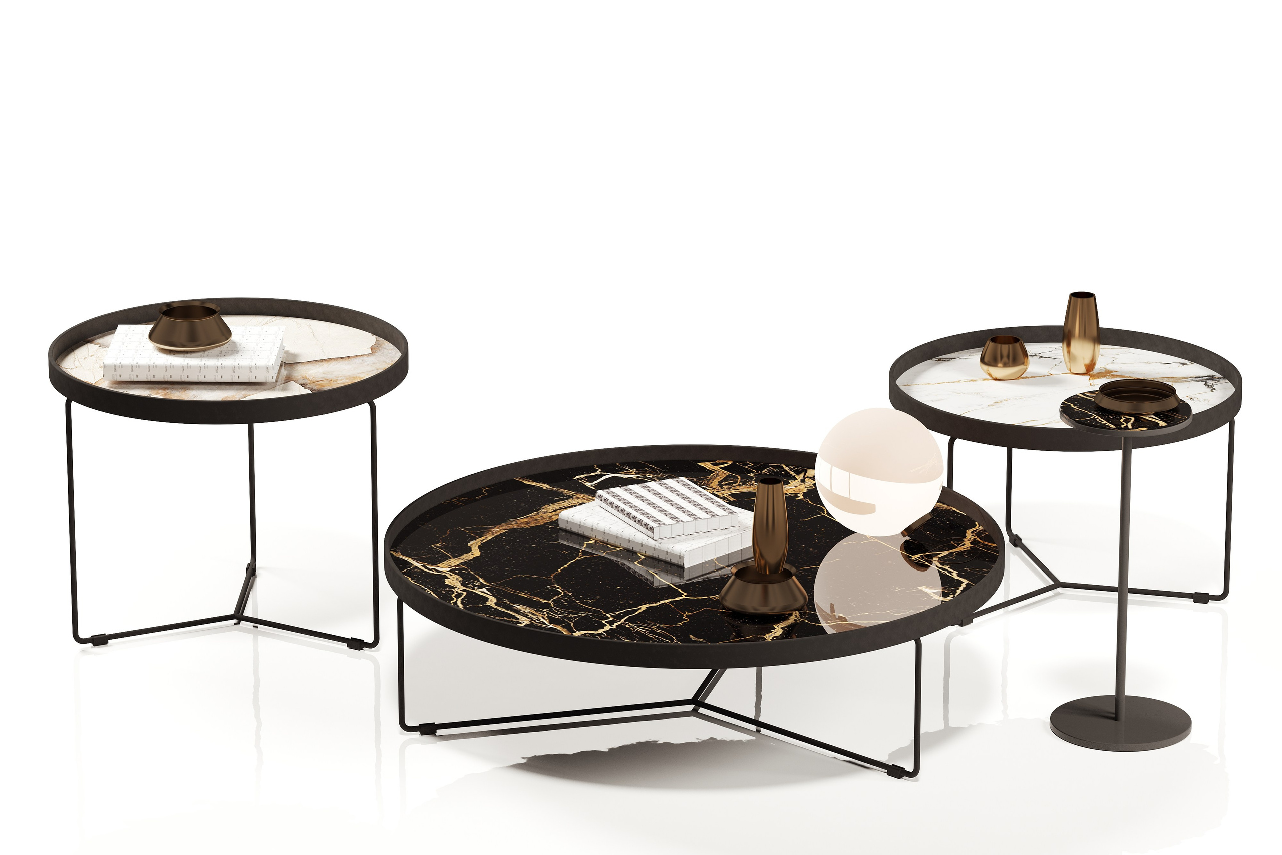 Мебель CATTELAN — Премиальные обеденные и акцентные предметы. 3Д Визуализация Интерьера и Архитектуры