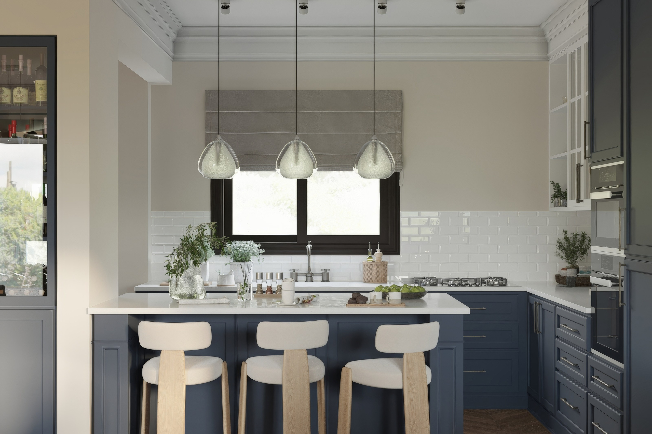 Интерьер кипр, дизайн частного дома, визуализация интерьера, 3D визуализация, уютный интерьер, современная классика, тёплая палитра. 3Д Визуализация Интерьера и Архитектуры