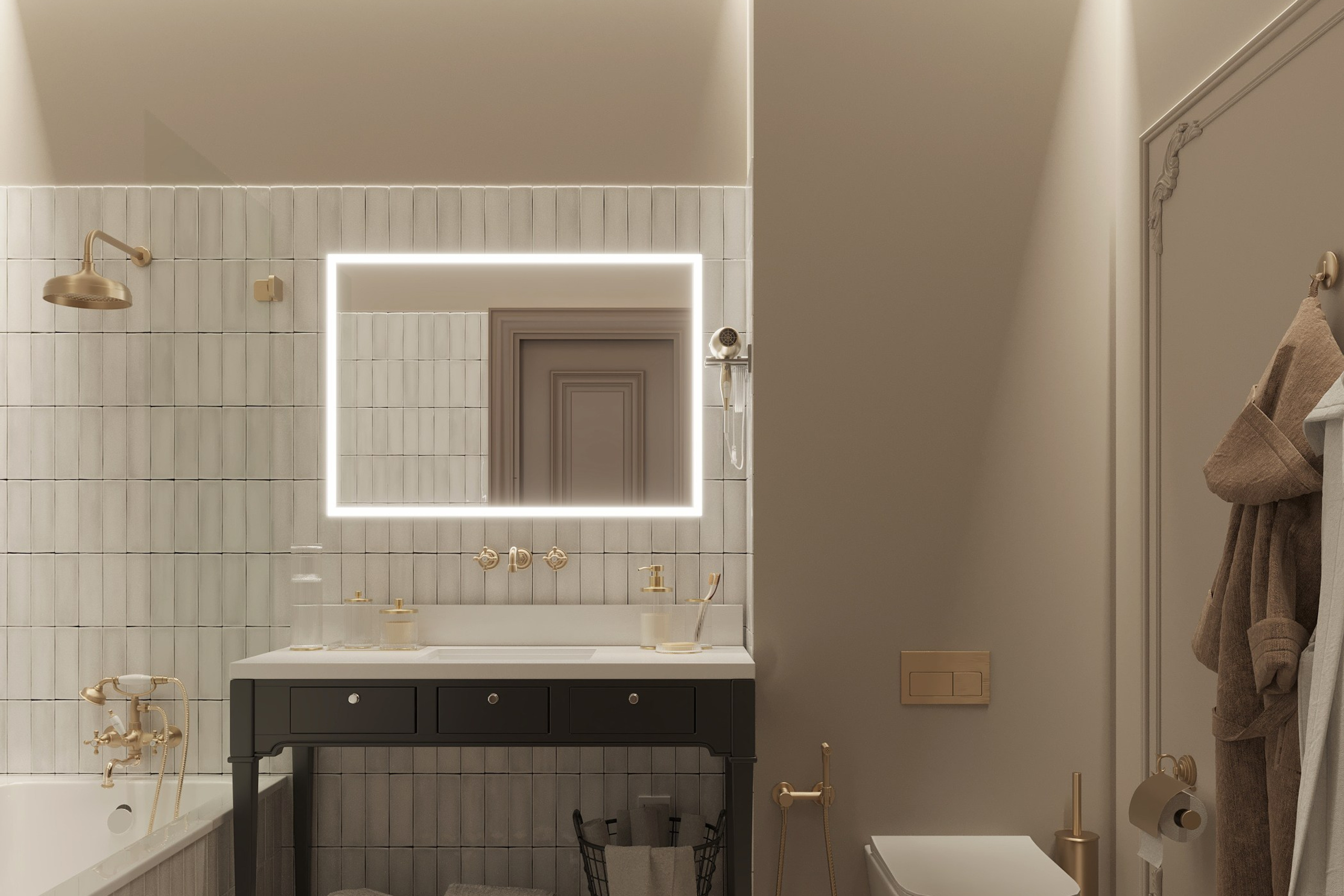 Hotel Room 3D Visualization — Comfort and Elegance. 3D INTERIOR AND ARCHITECTURE VISUALIZATION