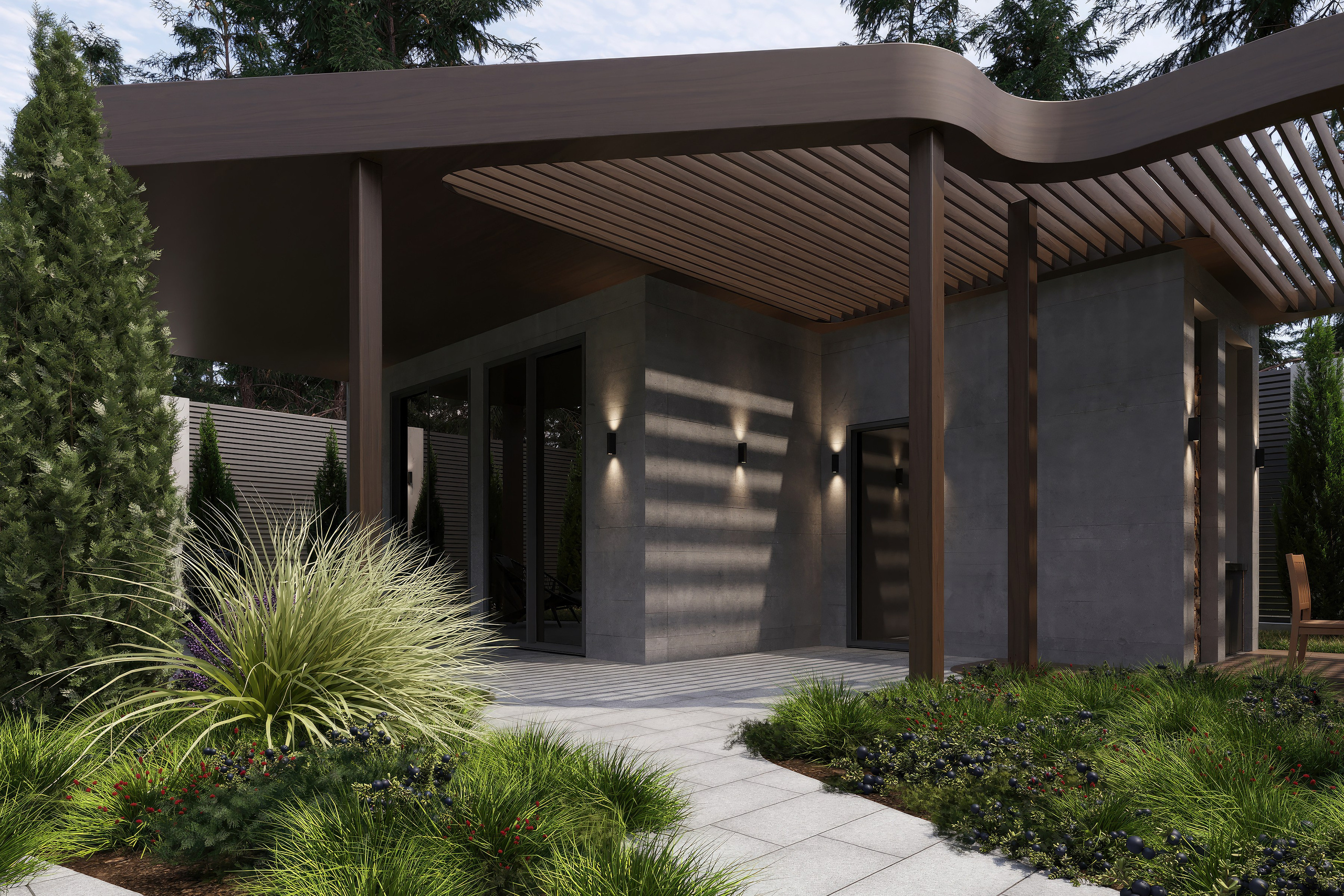 Дизайн частного дома и благоустройства — проект с 3D-визуализацией. 3Д Визуализация Интерьера и Архитектуры