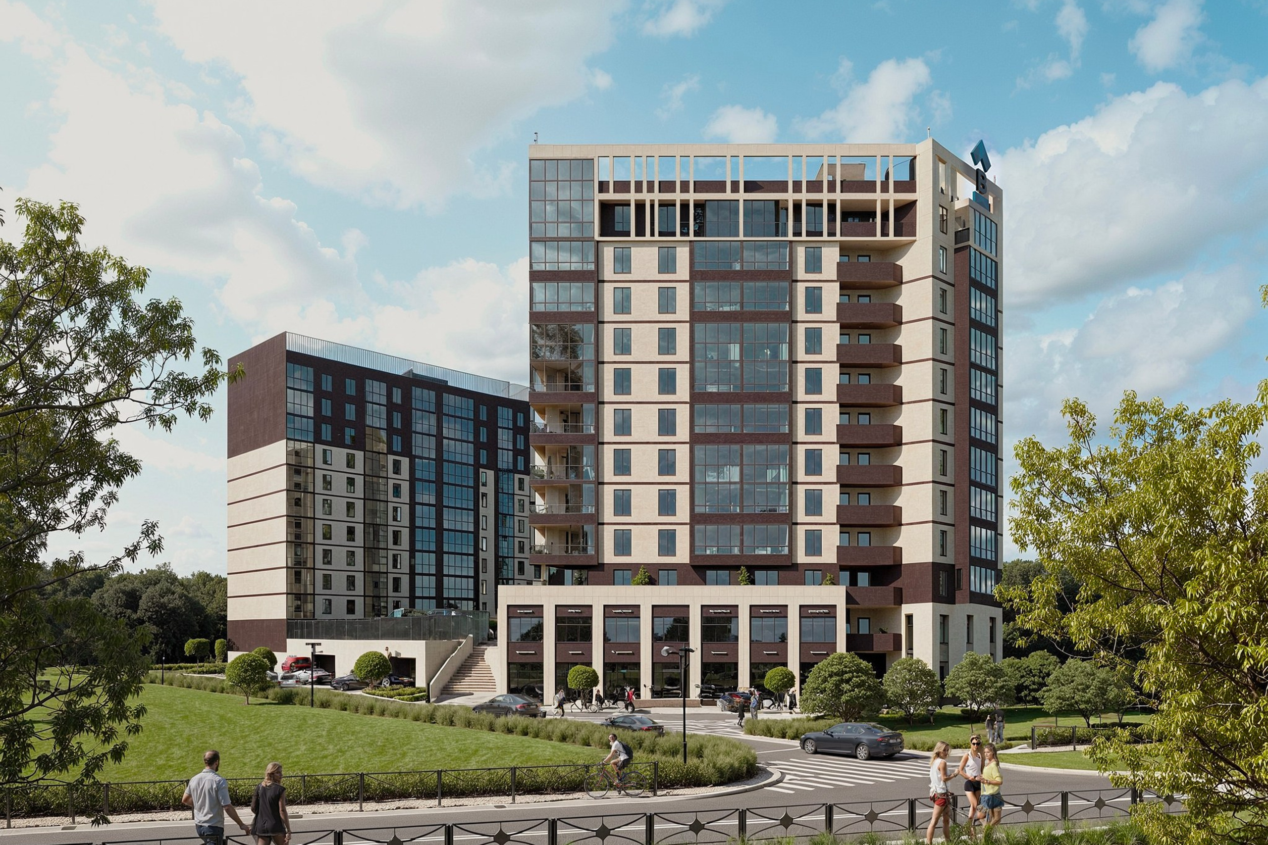 Жилой комплекс — 3D-визуализация архитектуры. 3Д Визуализация Интерьера и Архитектуры