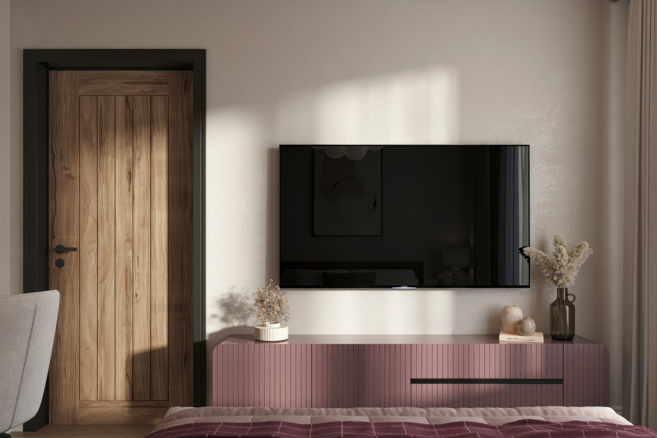 Countryside Cottage — Interior Design with Natural Materials. 3D INTERIOR AND ARCHITECTURE VISUALIZATION