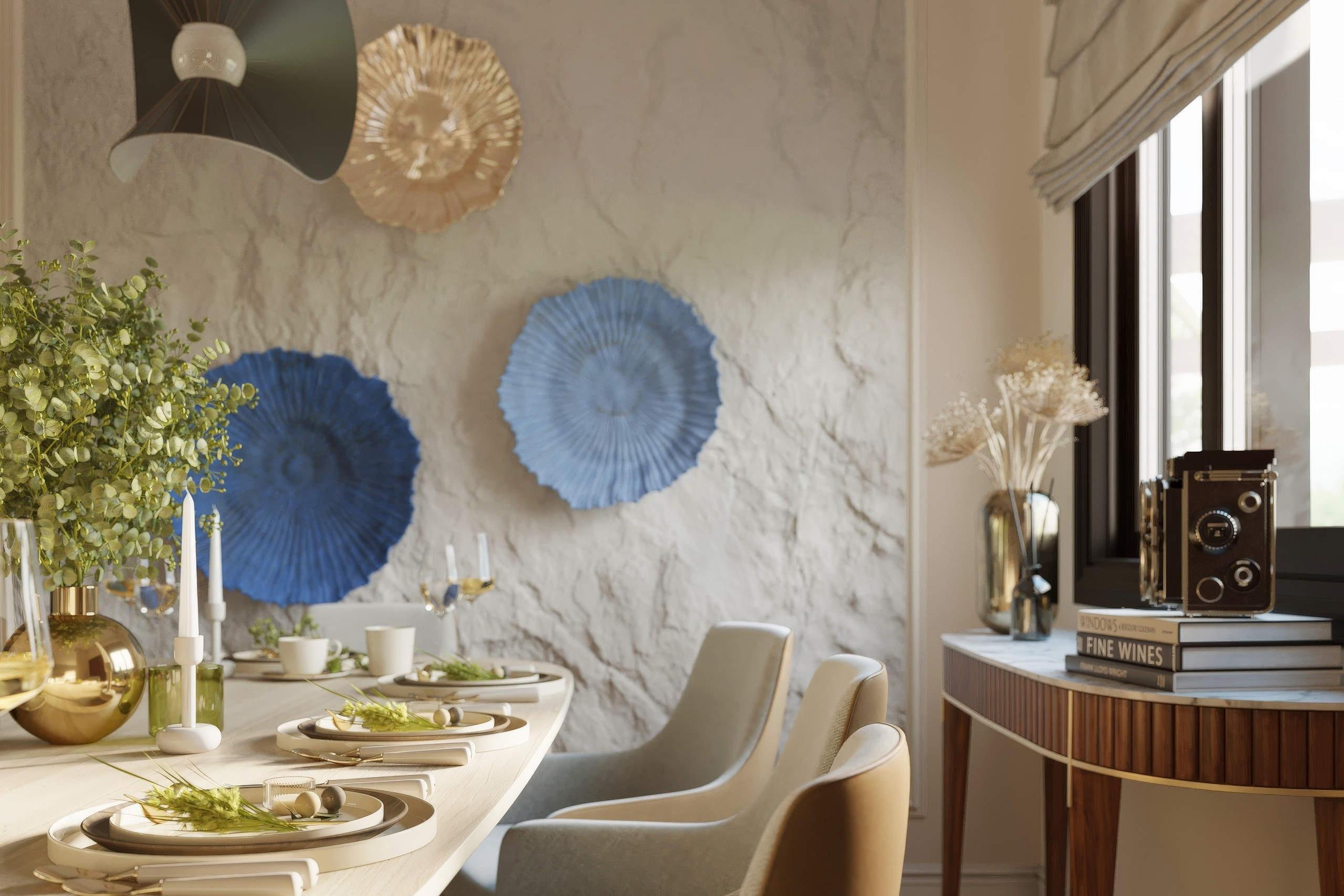 Интерьер кипр, дизайн частного дома, визуализация интерьера, 3D визуализация, уютный интерьер, современная классика, тёплая палитра. 3Д Визуализация Интерьера и Архитектуры