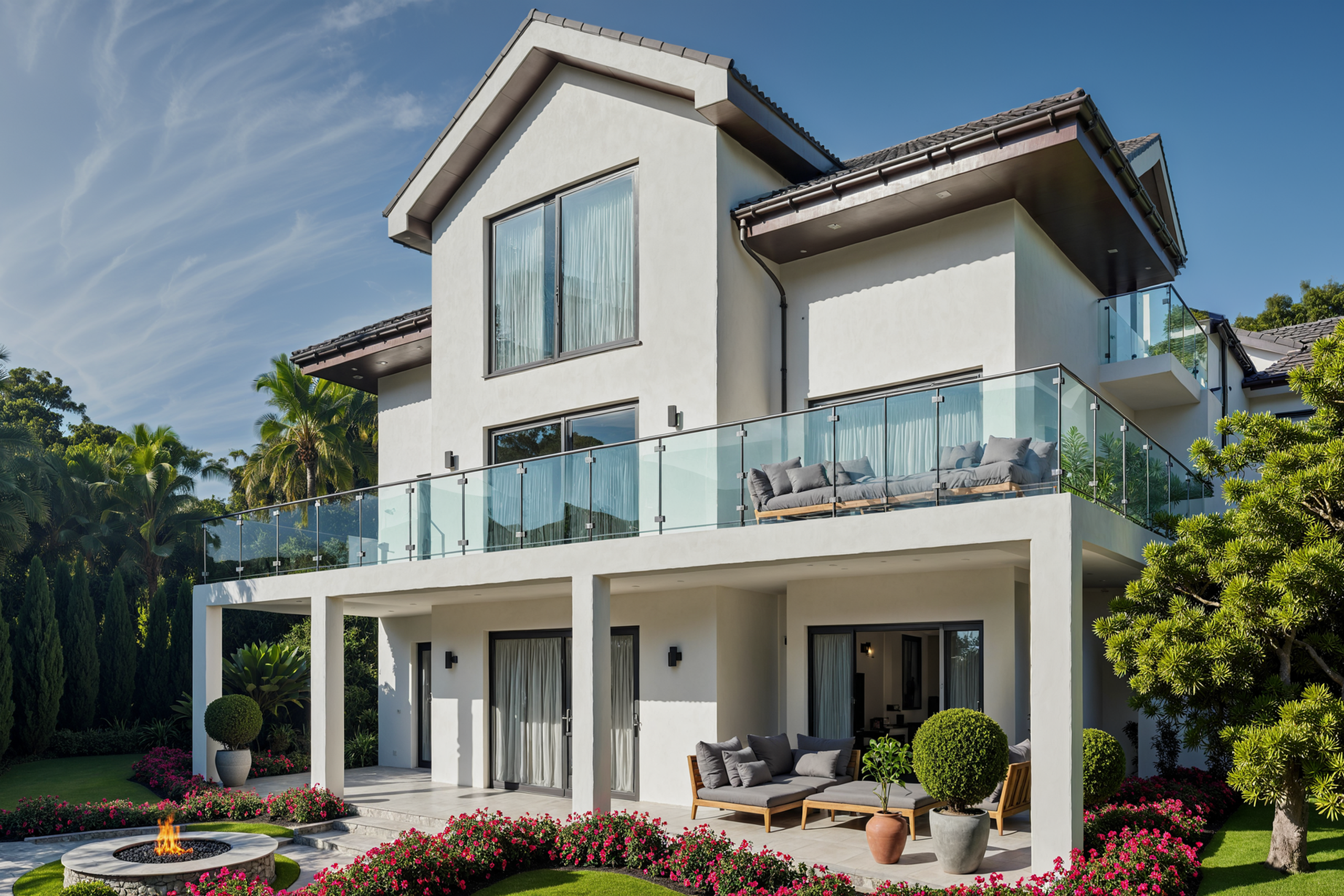 Коттеджный посёлок «Долина Роз» — 3D визуализация жилого комплекса. 3Д Визуализация Интерьера и Архитектуры