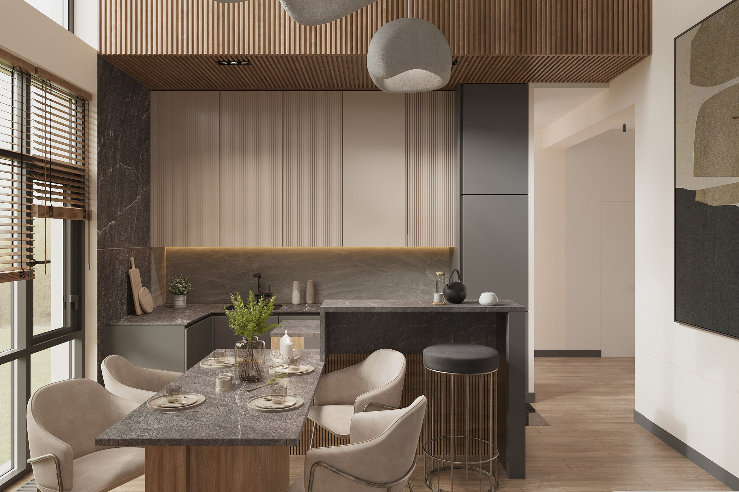 Дом в Краснодаре — 3D визуализация с акцентом на детали и вкус. 3Д Визуализация Интерьера и Архитектуры