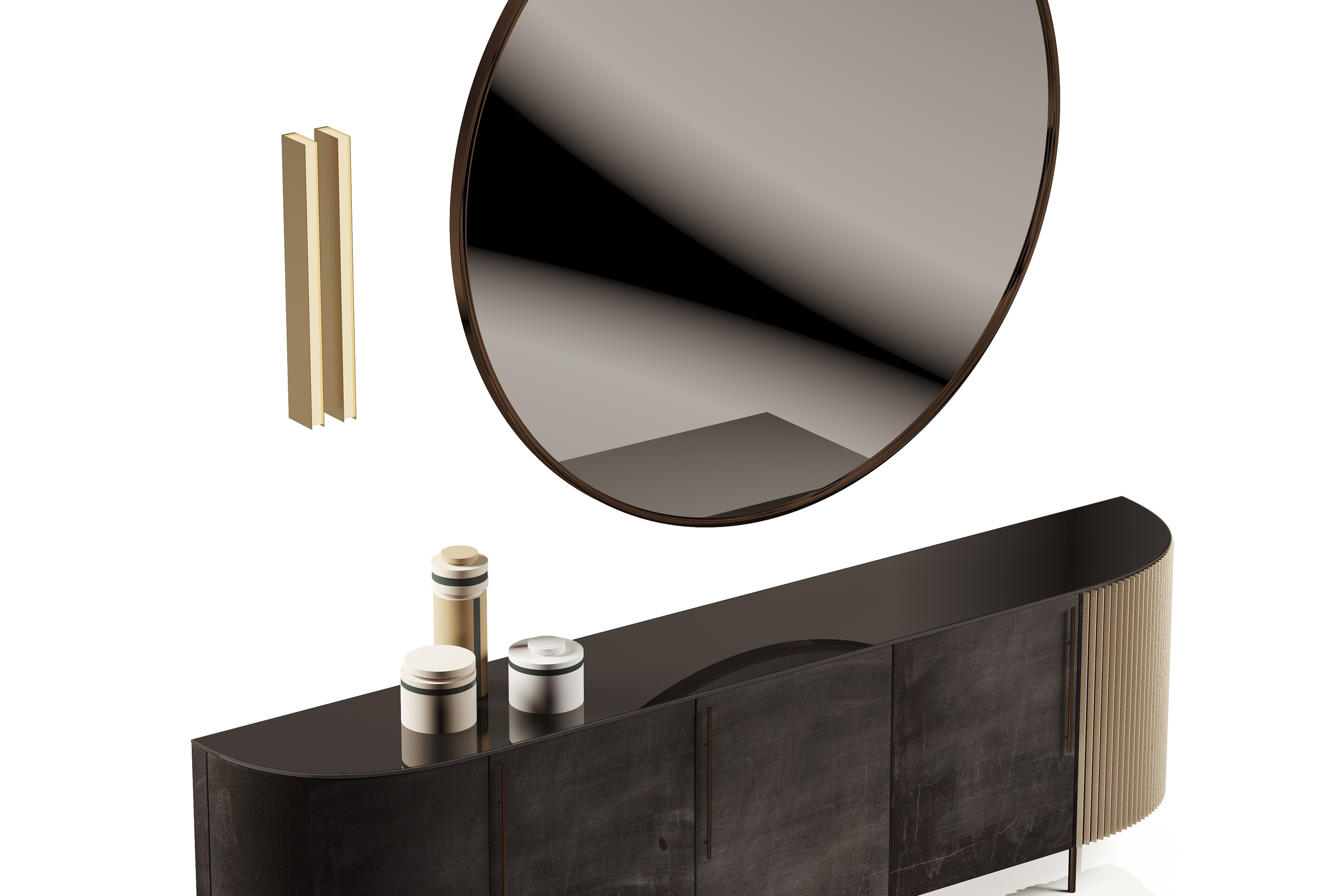 Предметная визуализация мебели BAXTER — это выразительная эстетика, мягкие формы и уникальные текстуры кожи. Визуализации подчёркивают преми. 3Д Визуализация Интерьера и Архитектуры