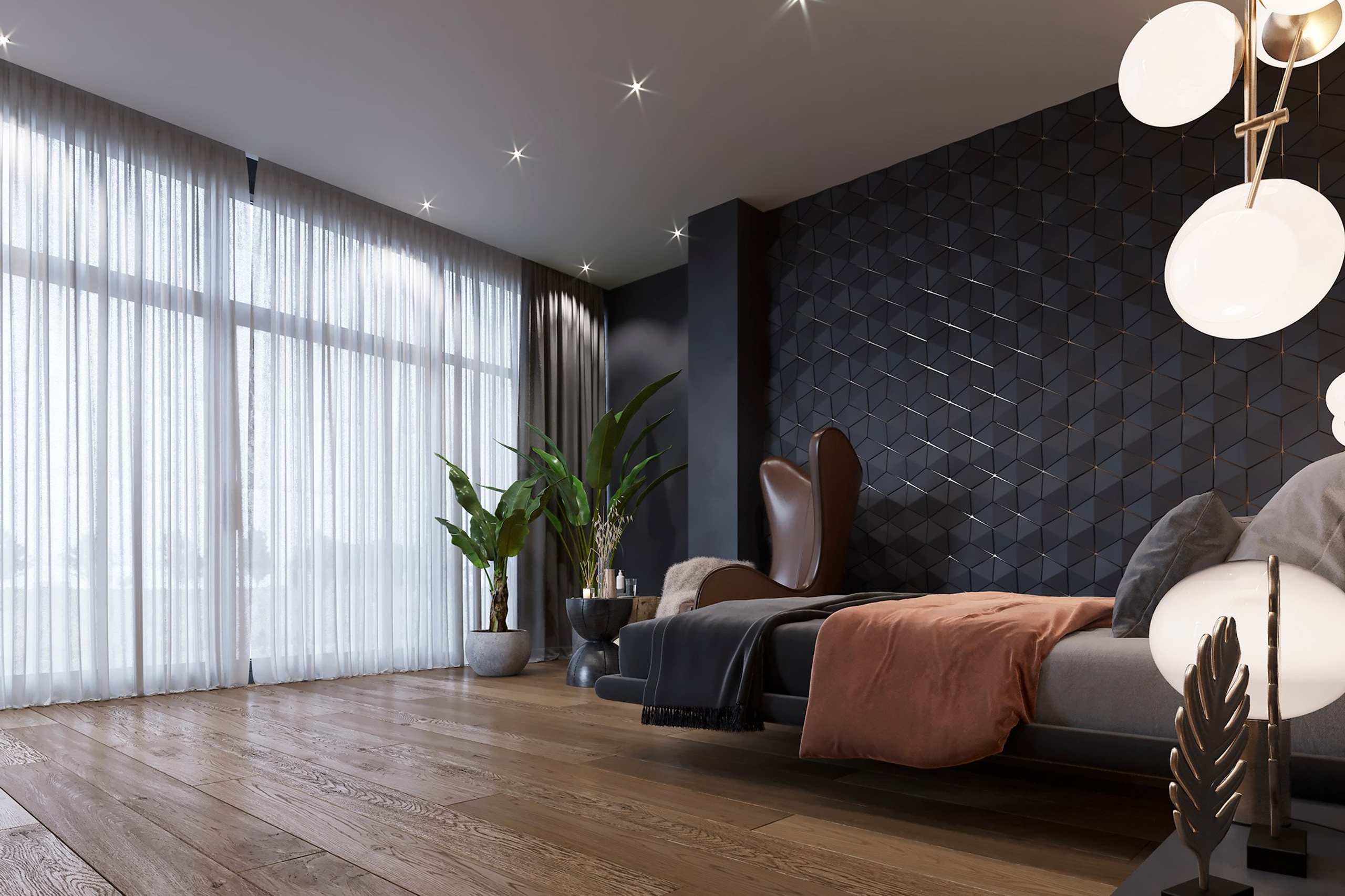 Мастер спальня