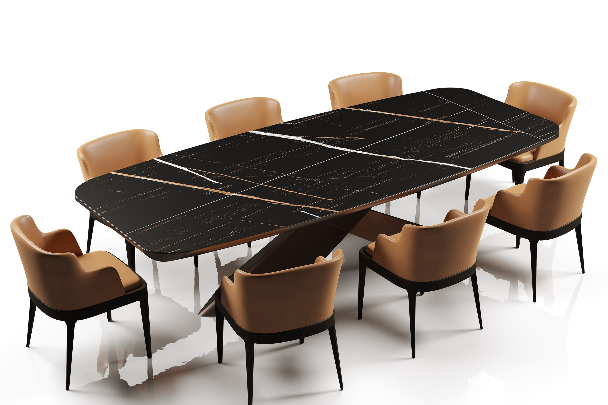 Мебель CATTELAN — Премиальные обеденные и акцентные предметы. 3Д Визуализация Интерьера и Архитектуры