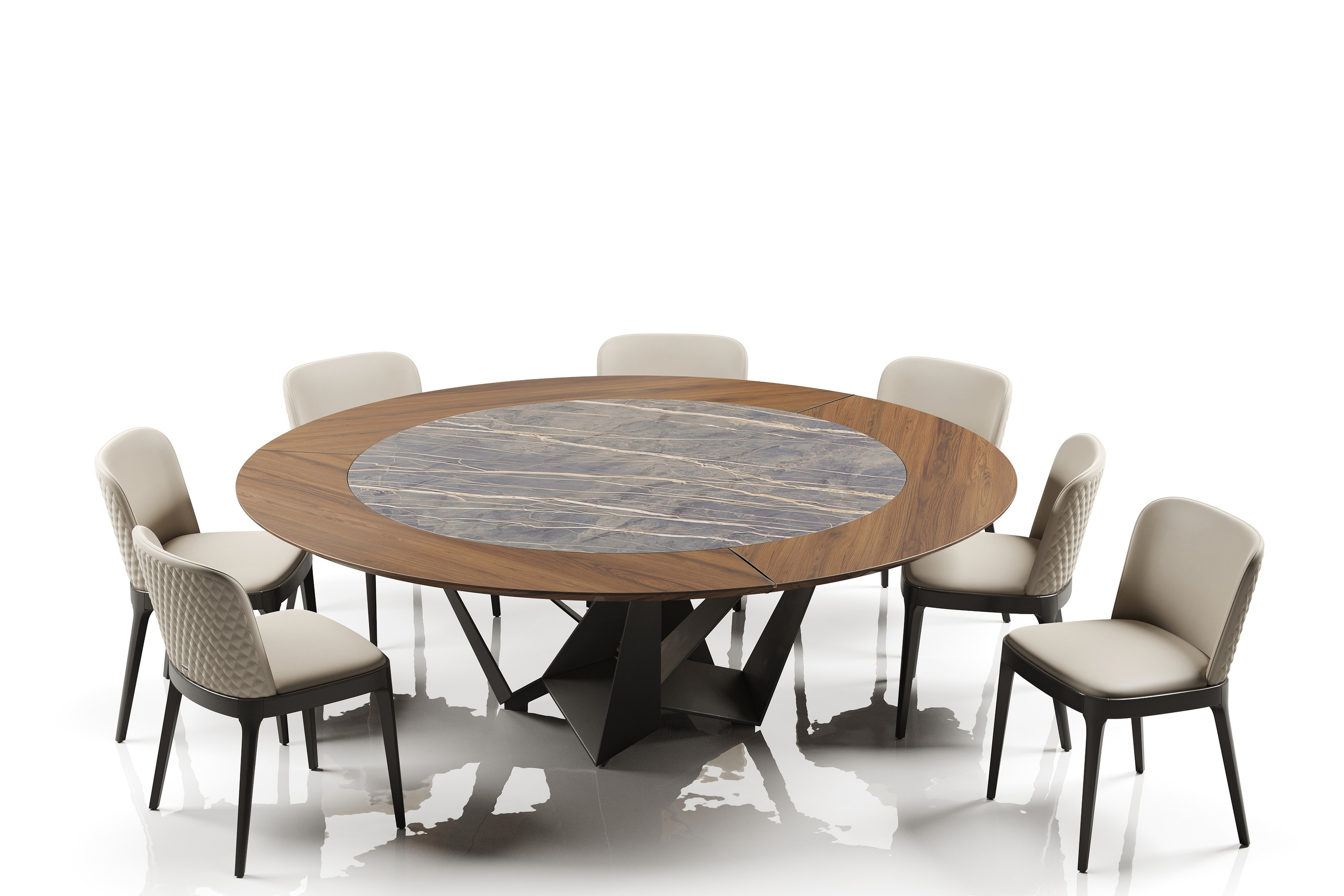 Мебель CATTELAN — Премиальные обеденные и акцентные предметы. 3Д Визуализация Интерьера и Архитектуры