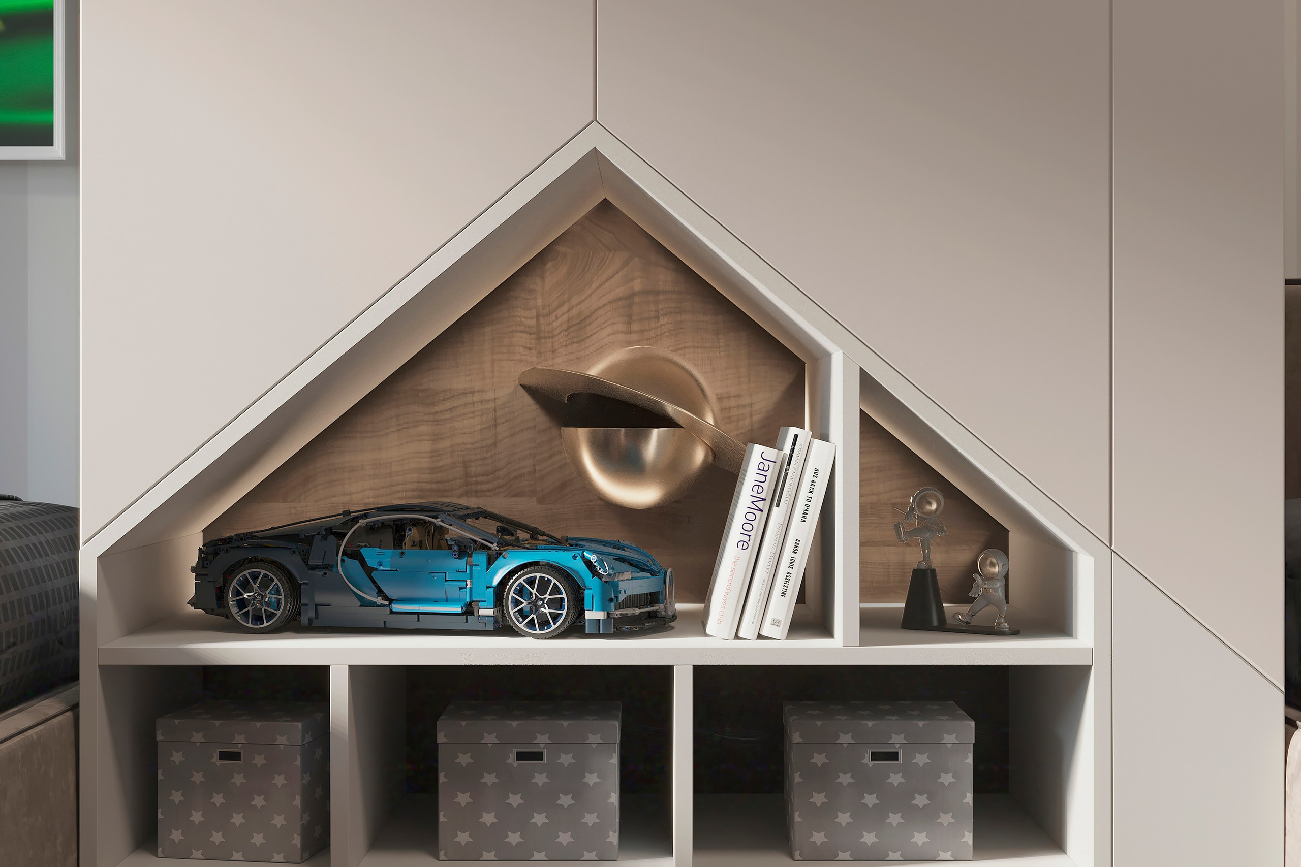 Современная квартира для семьи из трёх человек — дизайн-проект. 3Д Визуализация Интерьера и Архитектуры