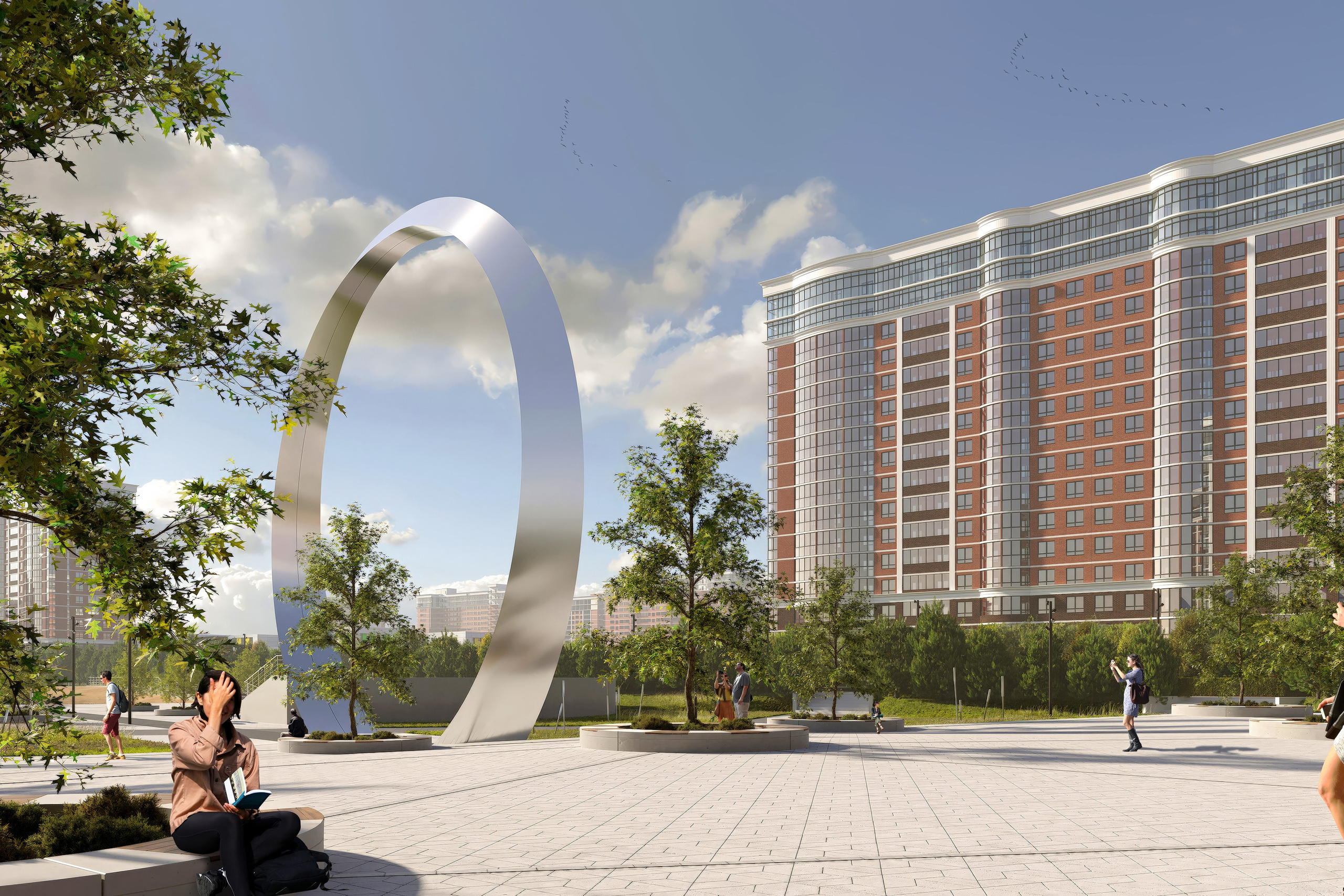 Живописный парк в Краснодаре — Архитектурная визуализация. 3Д Визуализация Интерьера и Архитектуры