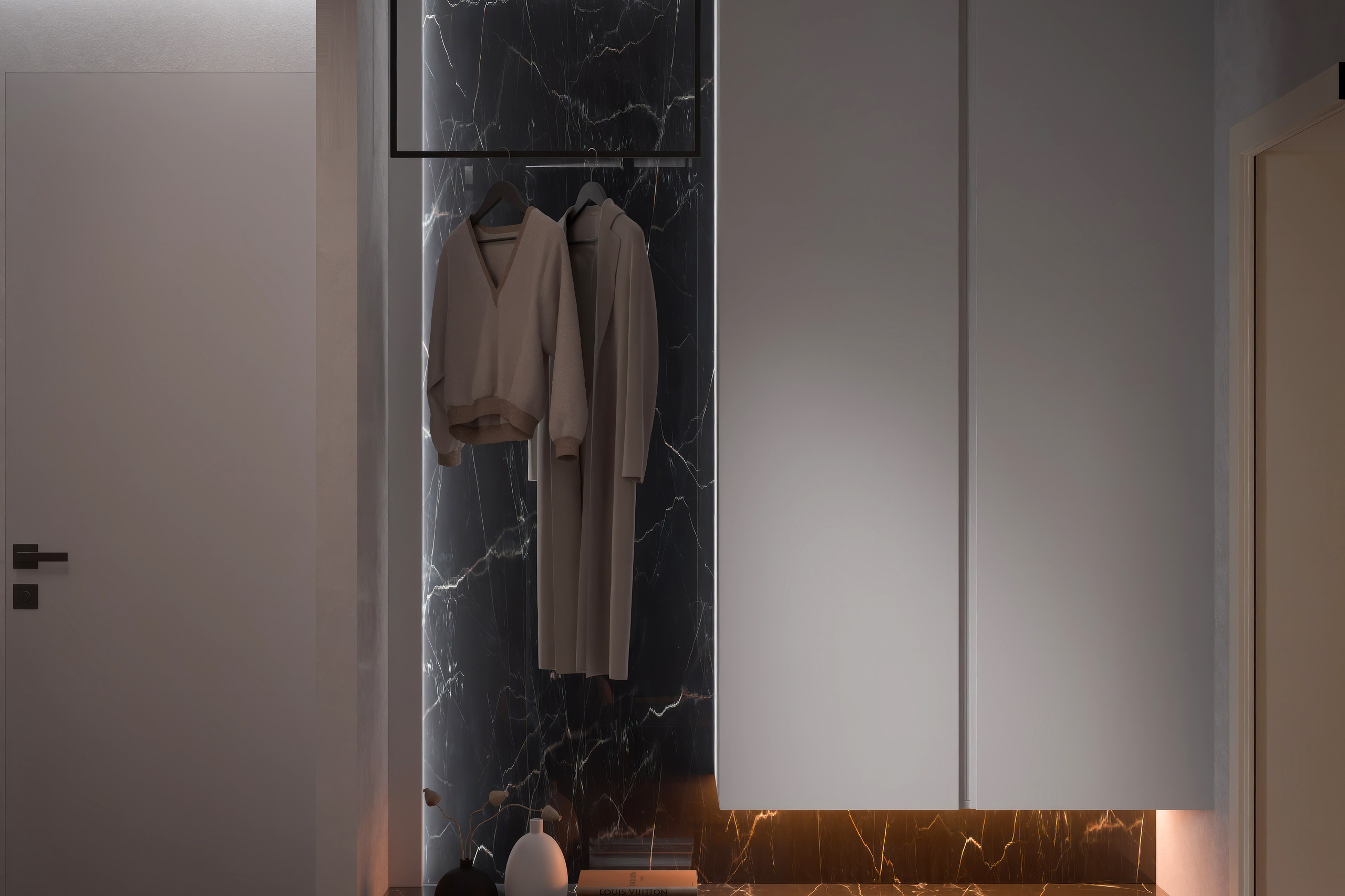 Евро 1 комнатная квартира, Москва. 3D INTERIOR AND ARCHITECTURE VISUALIZATION