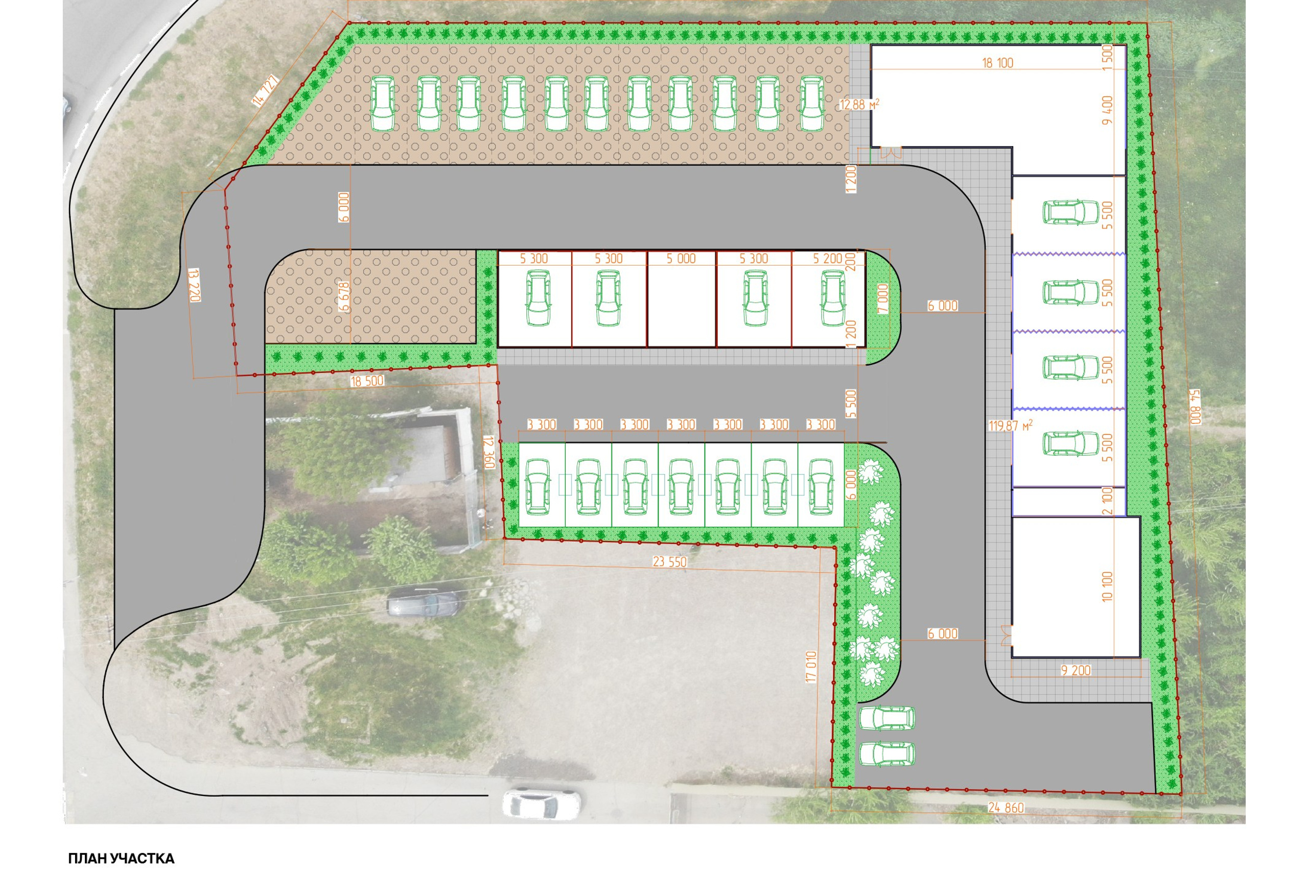 Car Wash, Service Station & Café — Full 3D Visualization with Site Design. 3D INTERIOR AND ARCHITECTURE VISUALIZATION