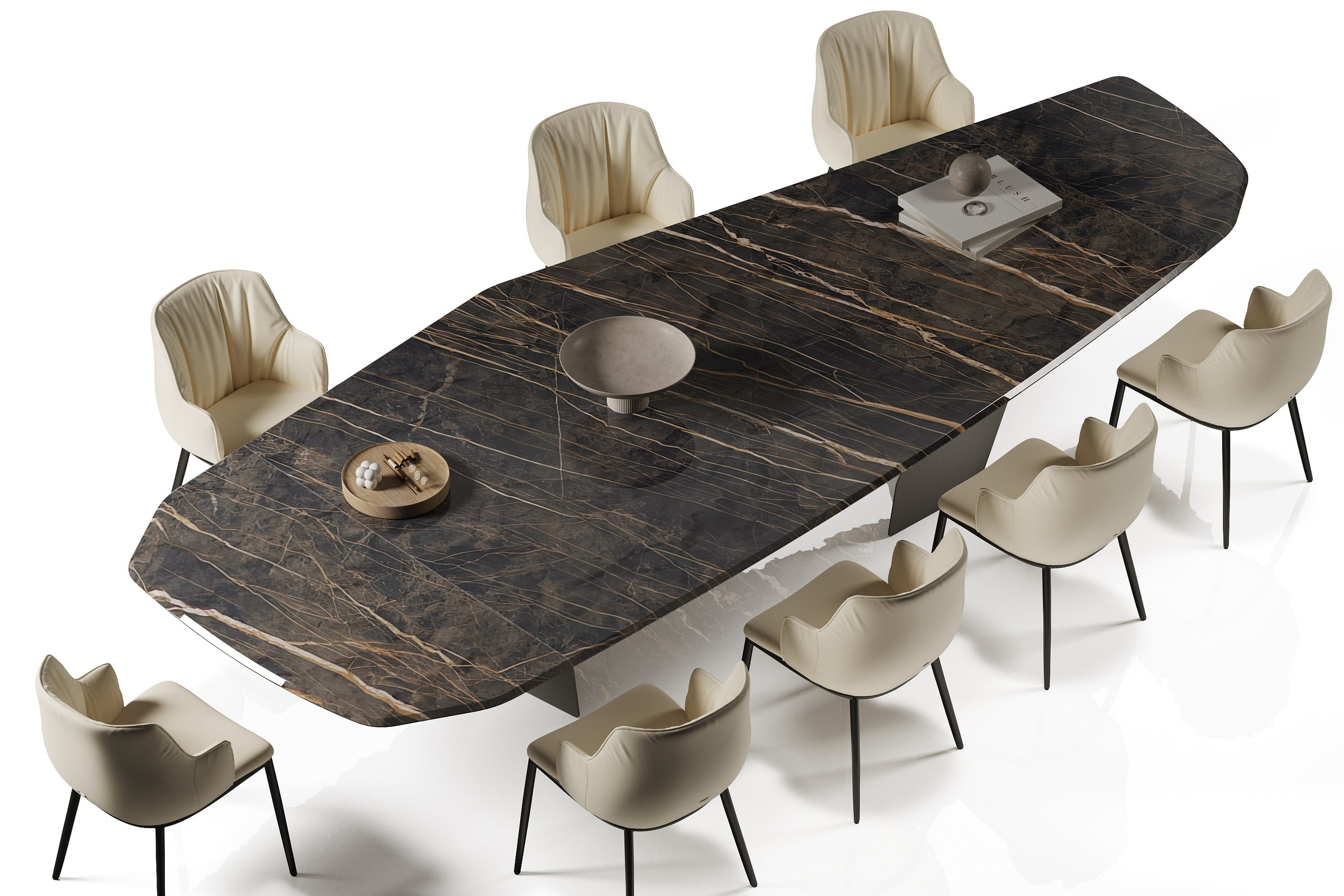 Мебель CATTELAN — Премиальные обеденные и акцентные предметы. 3Д Визуализация Интерьера и Архитектуры