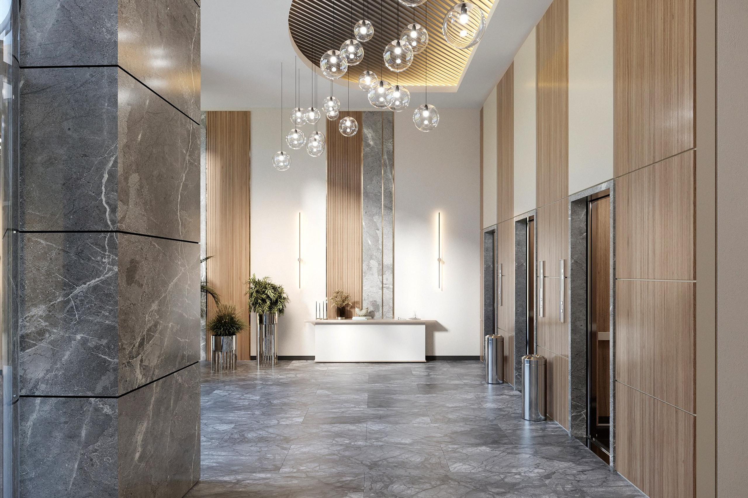 Hotel Lobby — Design and Visualization in 3 Days. 3D INTERIOR AND ARCHITECTURE VISUALIZATION