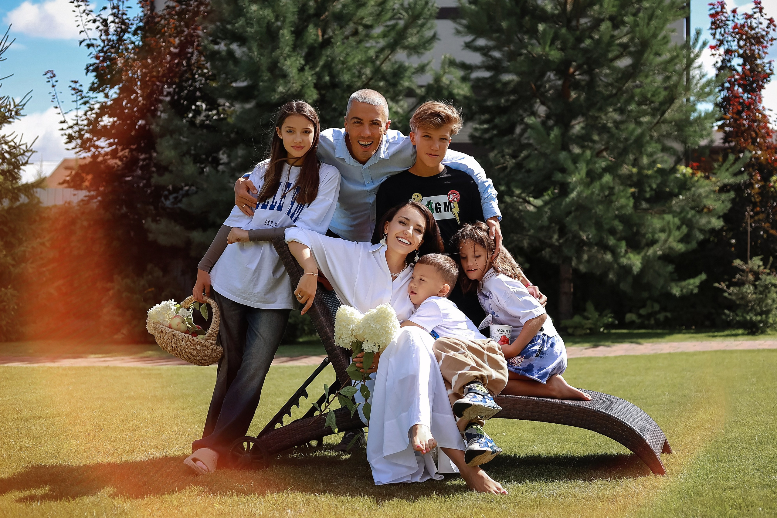 Елена и семья