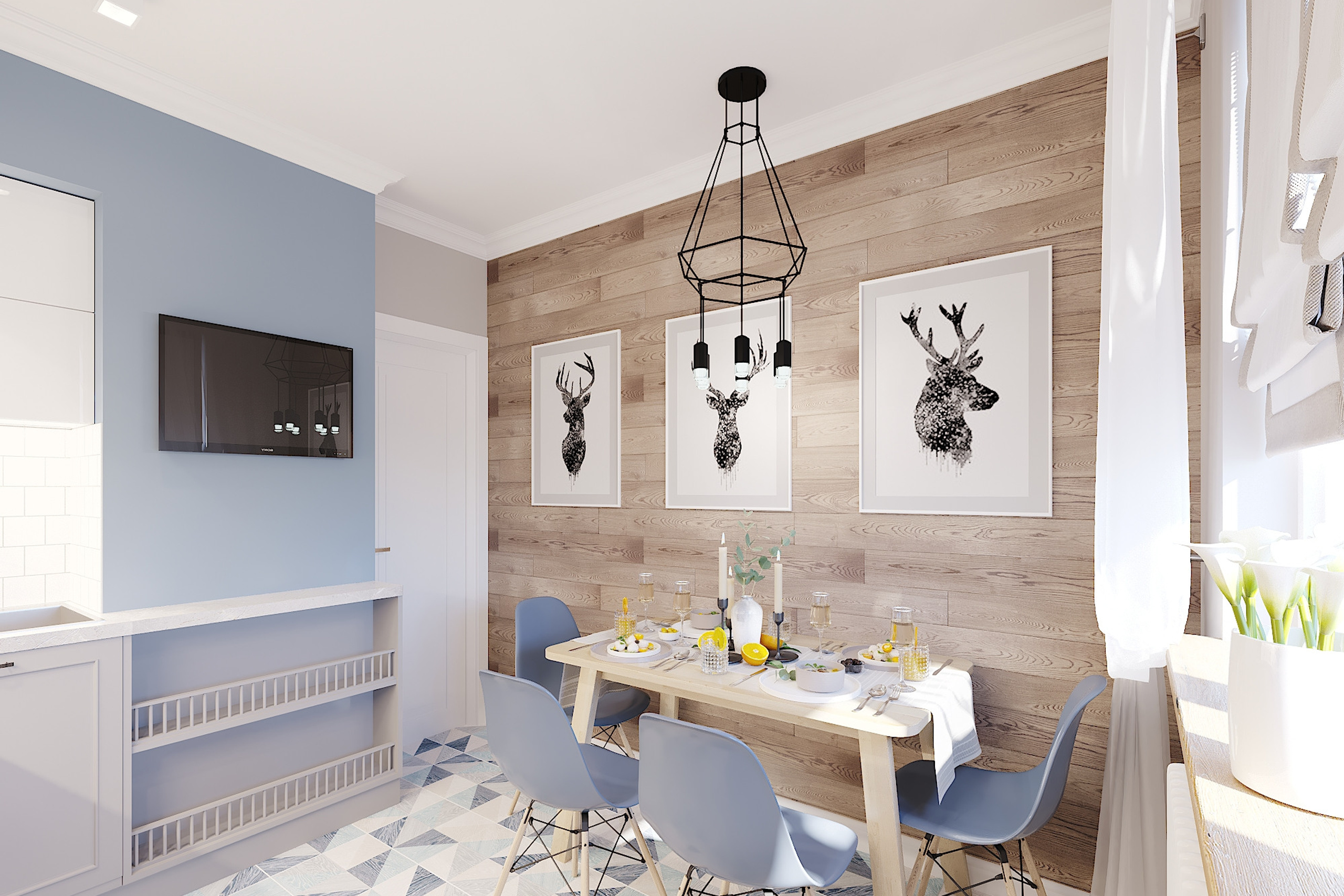 ЖК Севастопольский. 2-к квартира. 55 м².